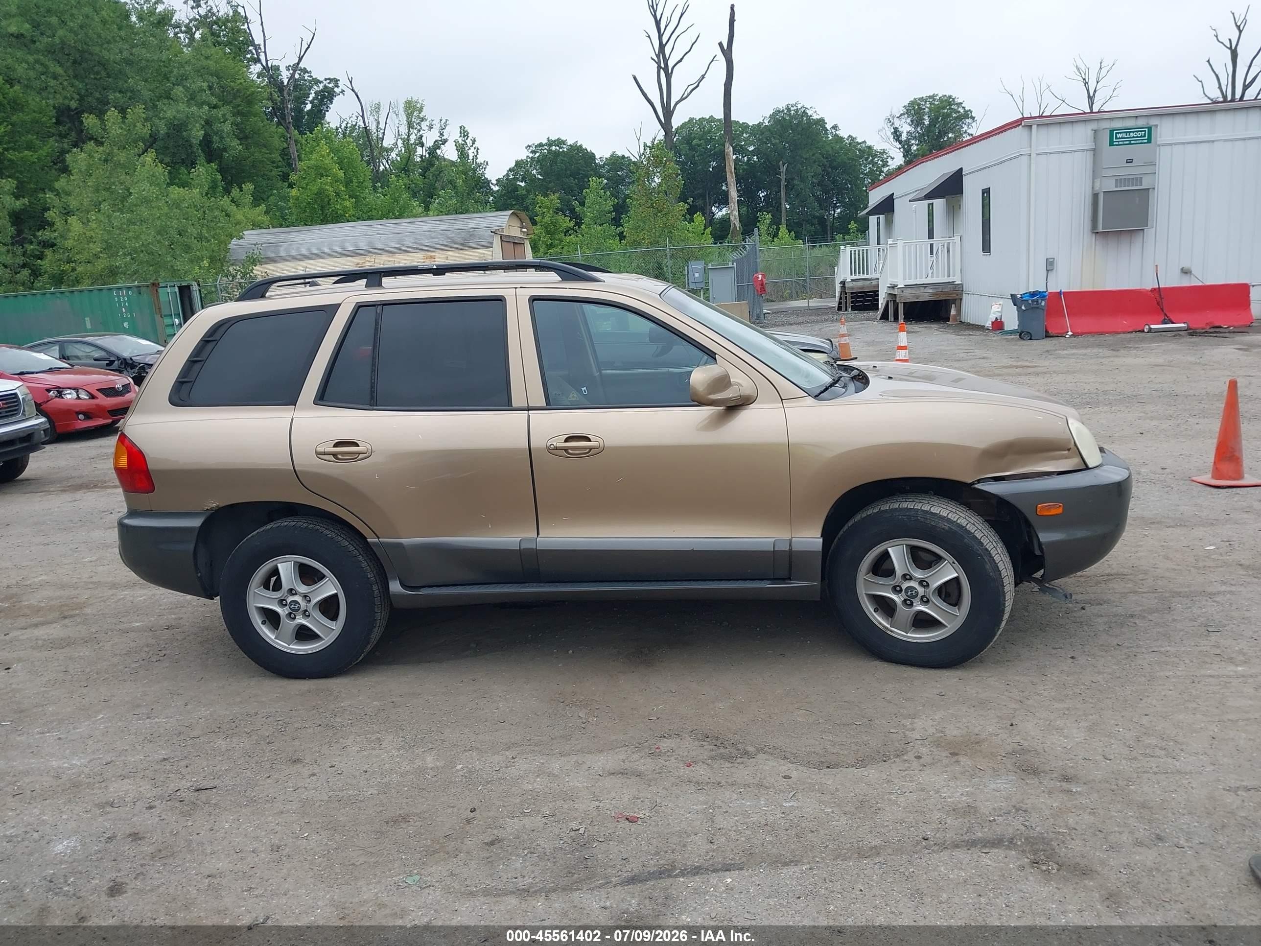 2004 Hyundai Santa Fe Gls Желто-коричневый vin: KM8SC73D04U742464