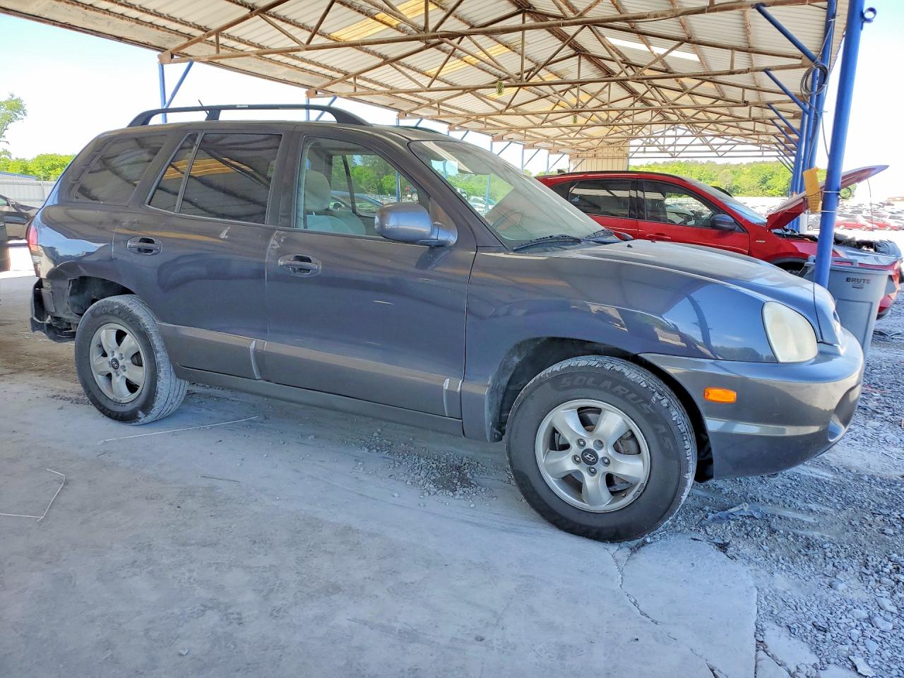 2006 Hyundai Santa Fe Gls Charcoal vin: KM8SC73D06U038350