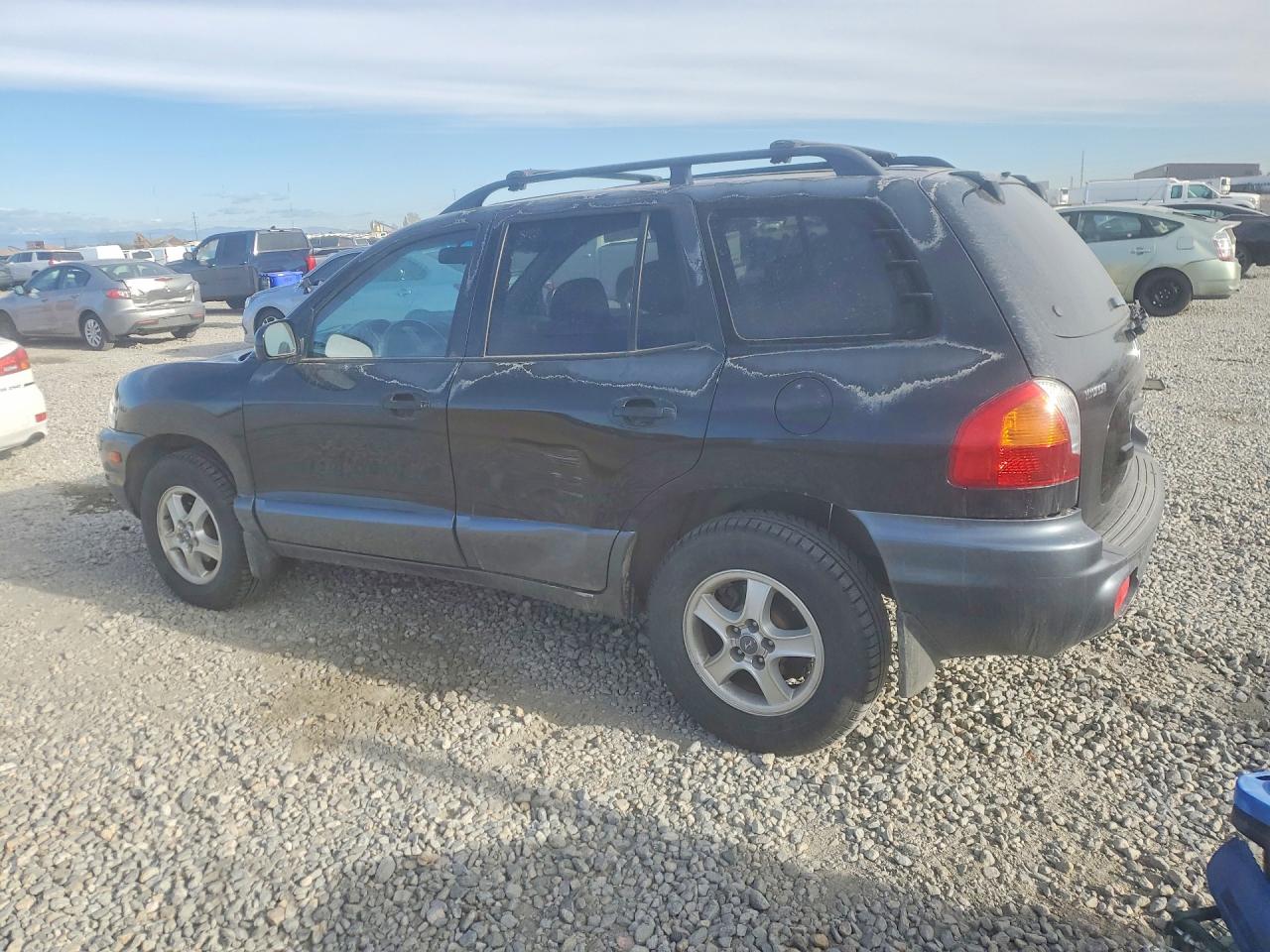 2002 Hyundai Santa Fe Gls Black vin: KM8SC73D12U149225