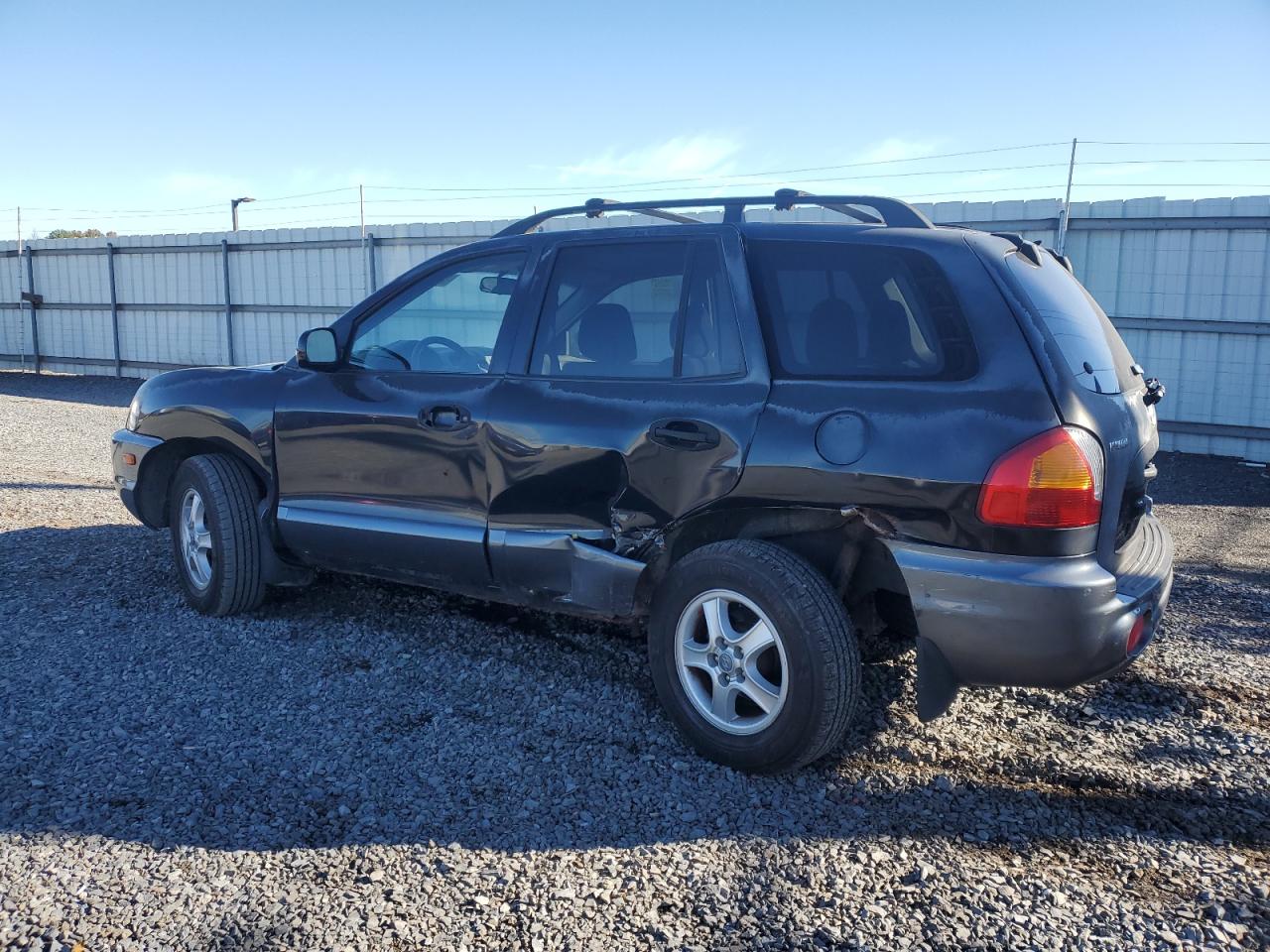 2002 Hyundai Santa Fe Gls Black vin: KM8SC73D12U154537