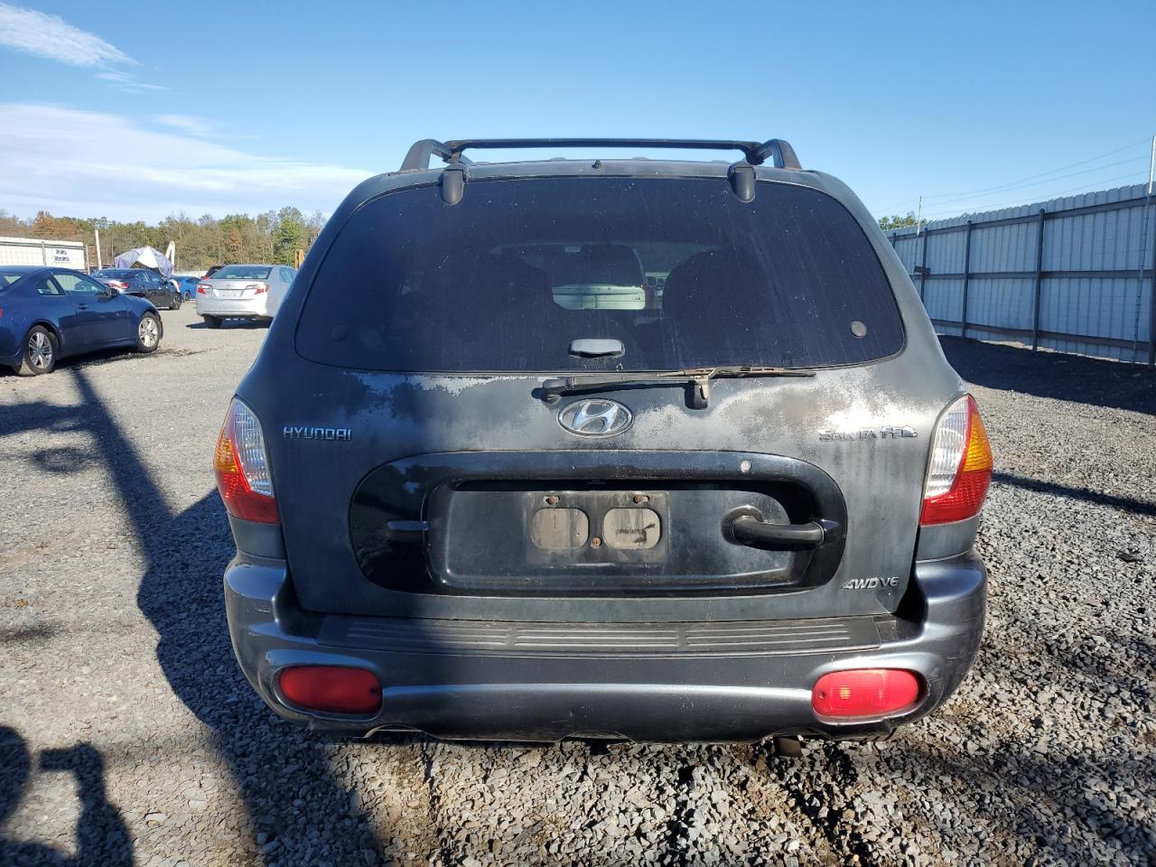 2002 Hyundai Santa Fe Gls Black vin: KM8SC73D12U154537
