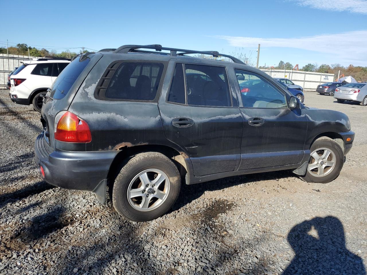 2002 Hyundai Santa Fe Gls Black vin: KM8SC73D12U154537