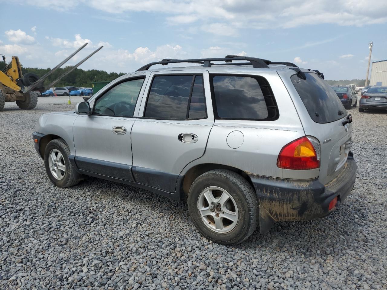 2002 Hyundai Santa Fe Gls Silver vin: KM8SC73D12U247042
