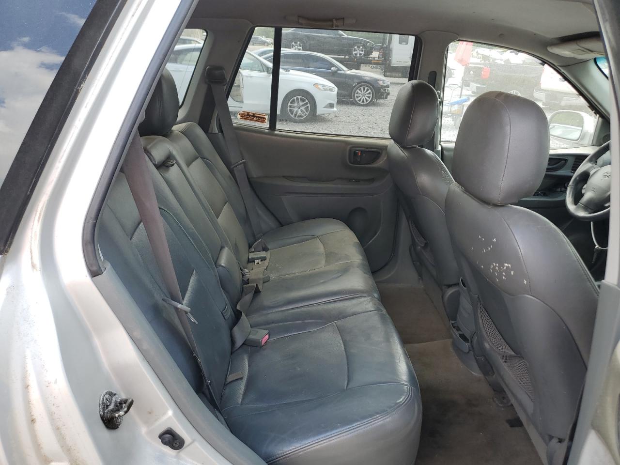 2002 Hyundai Santa Fe Gls Silver vin: KM8SC73D12U247042