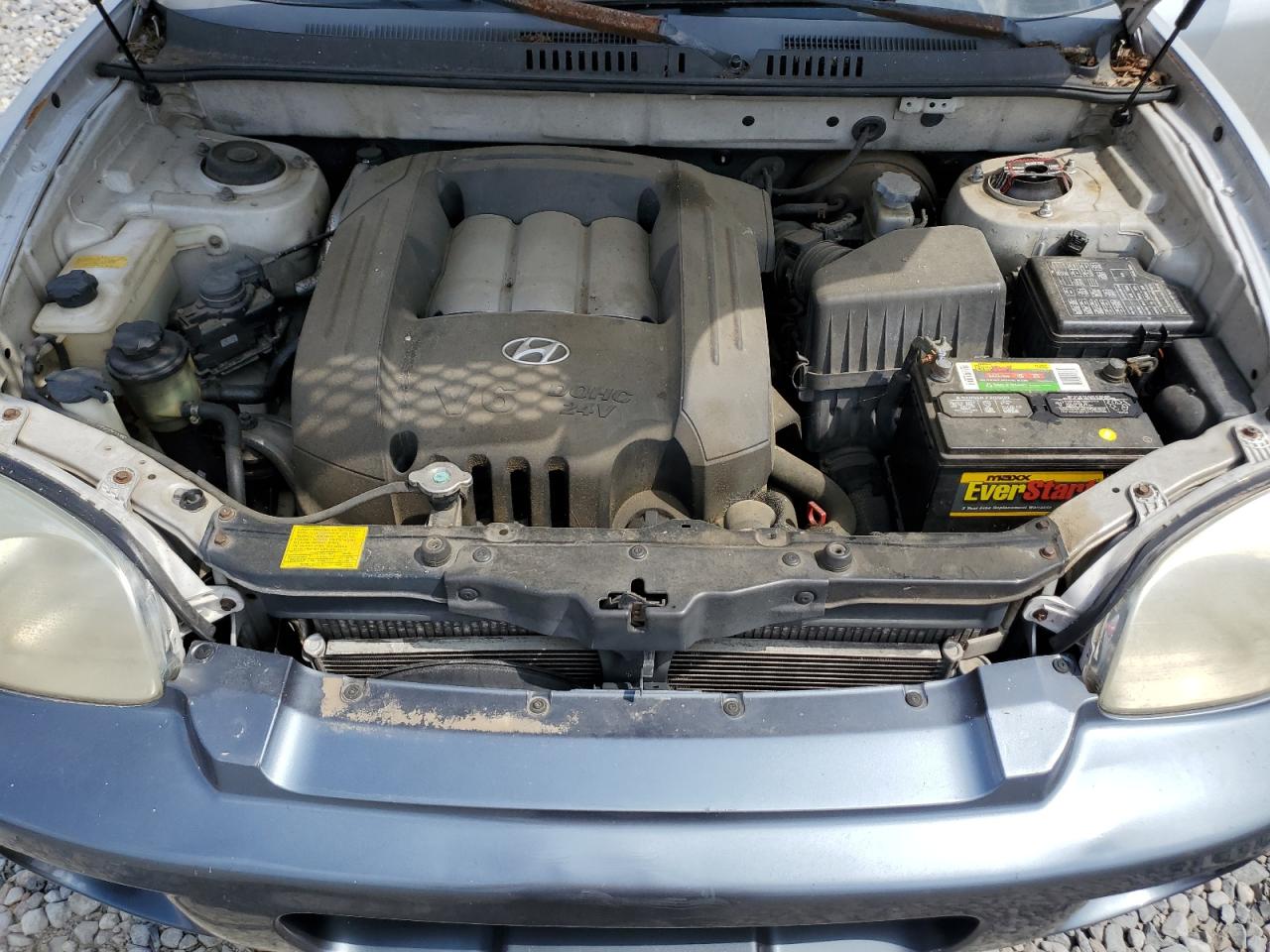 2002 Hyundai Santa Fe Gls Silver vin: KM8SC73D12U247042