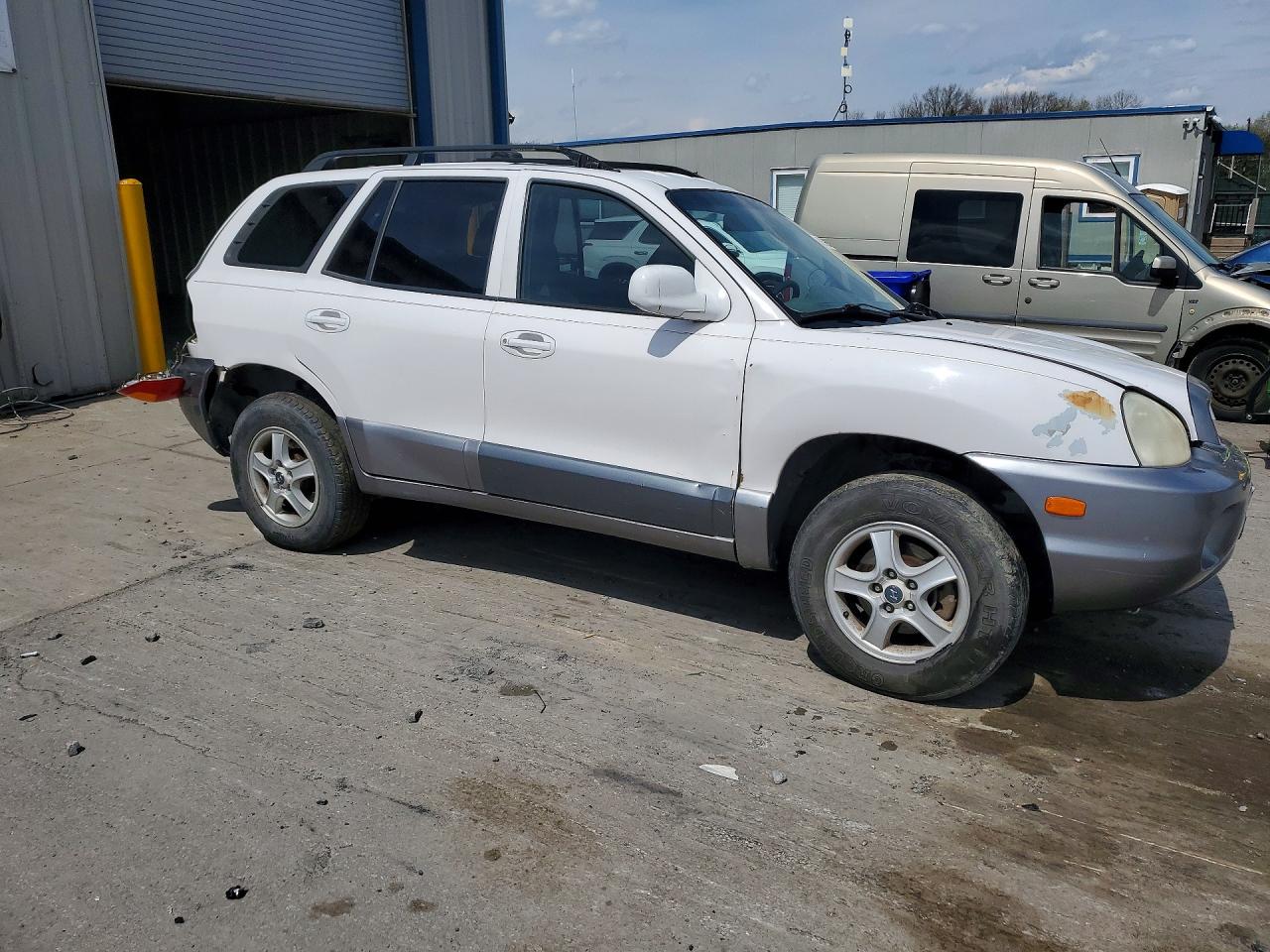 2003 Hyun Santa Fe White vin: KM8SC73D13U472238