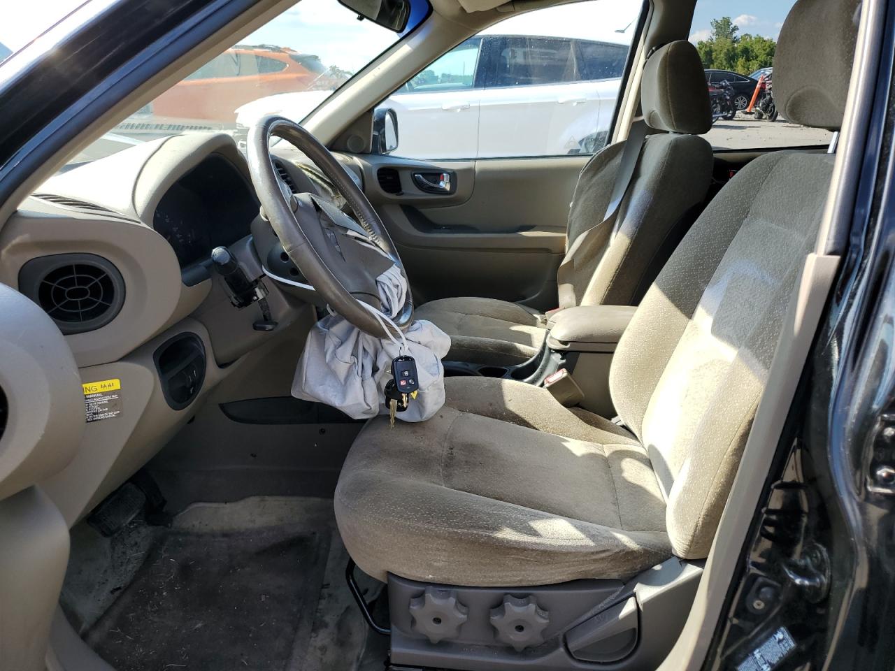 2004 Hyundai Santa Fe Gls Black vin: KM8SC73D14U597368