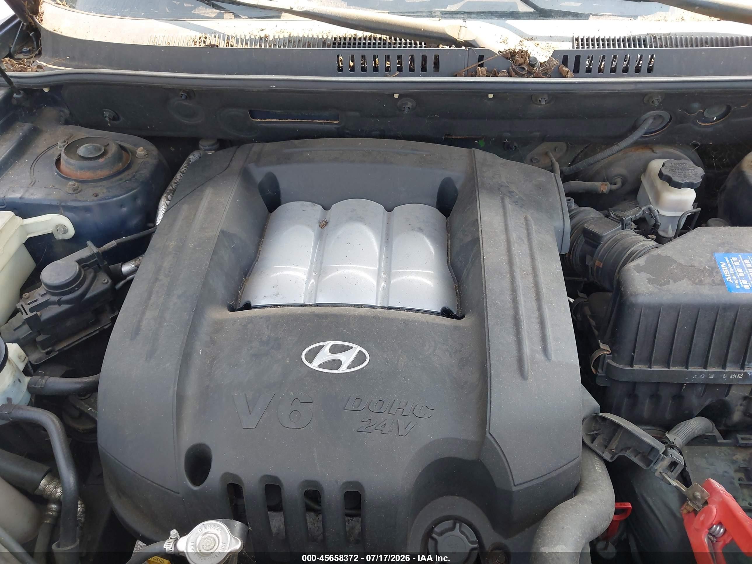 2004 Hyundai Santa Fe Gls Синий vin: KM8SC73D14U715760