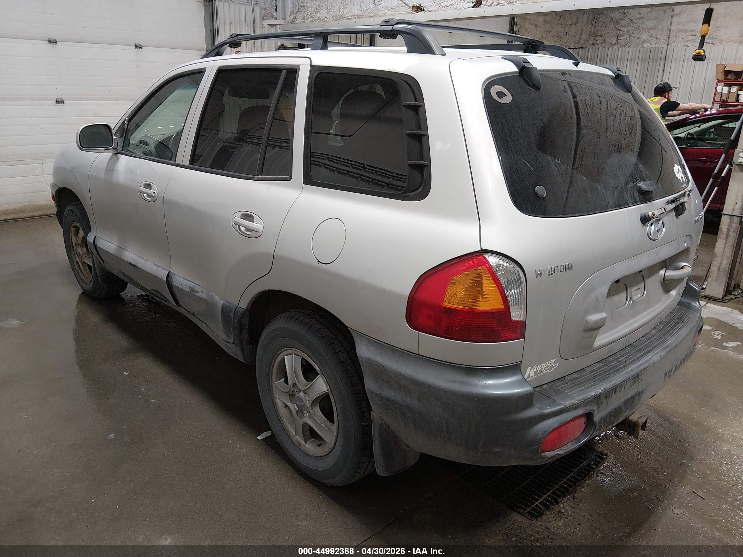 2002 Hyundai Santa Fe Gls/lx Gray vin: KM8SC73D22U155342