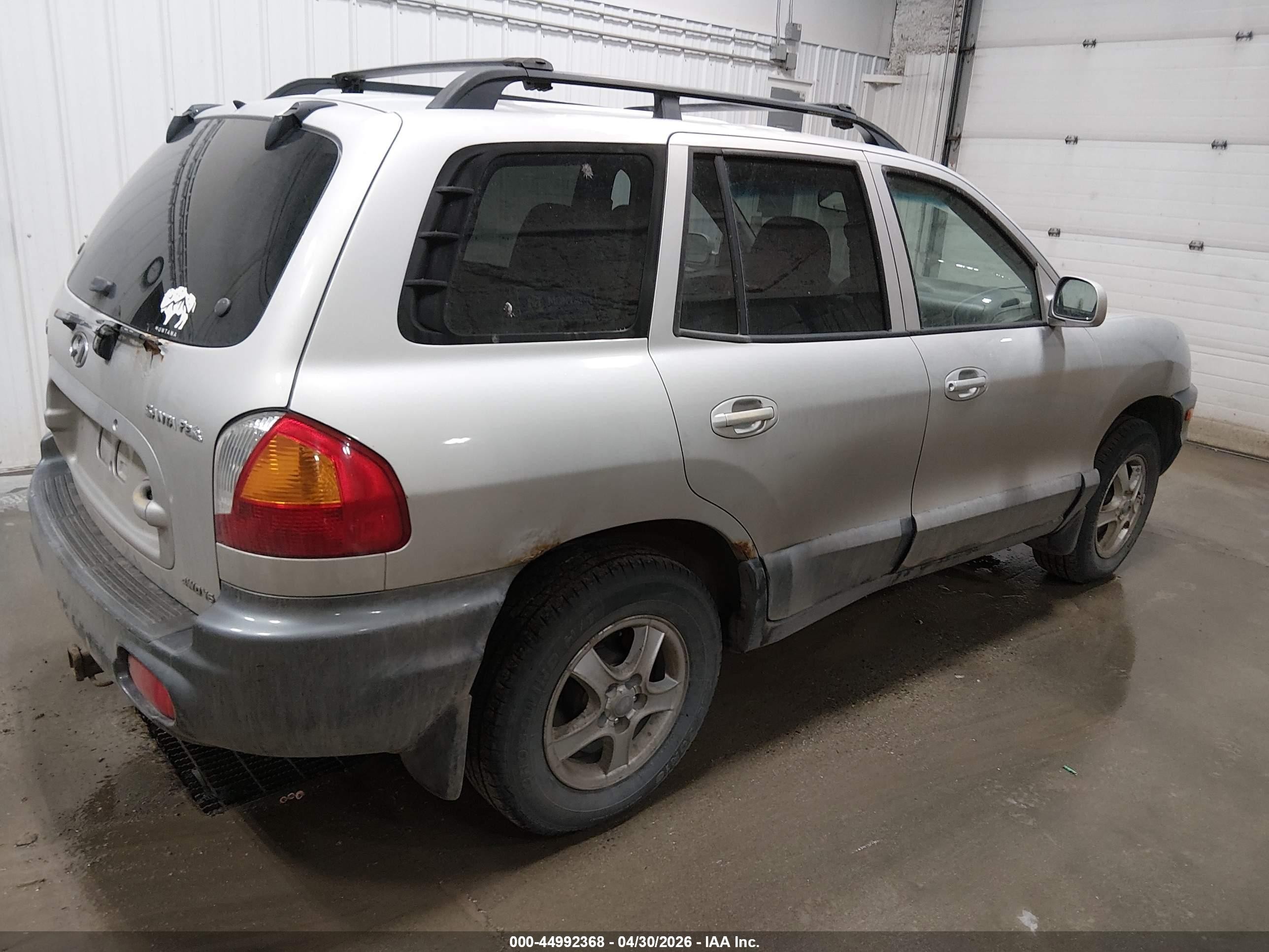 2002 Hyundai Santa Fe Gls/lx Gray vin: KM8SC73D22U155342