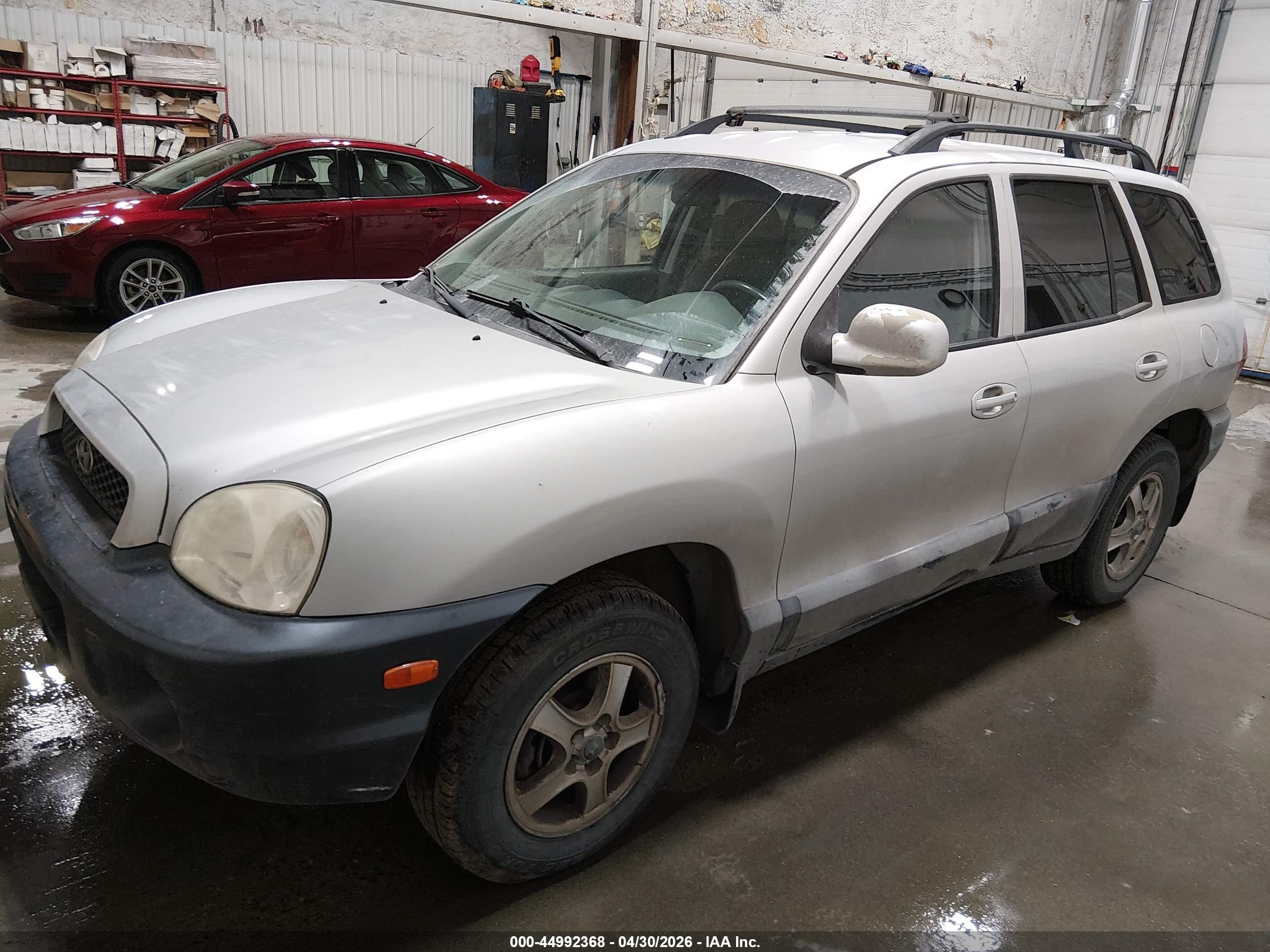 2002 Hyundai Santa Fe Gls/lx Gray vin: KM8SC73D22U155342
