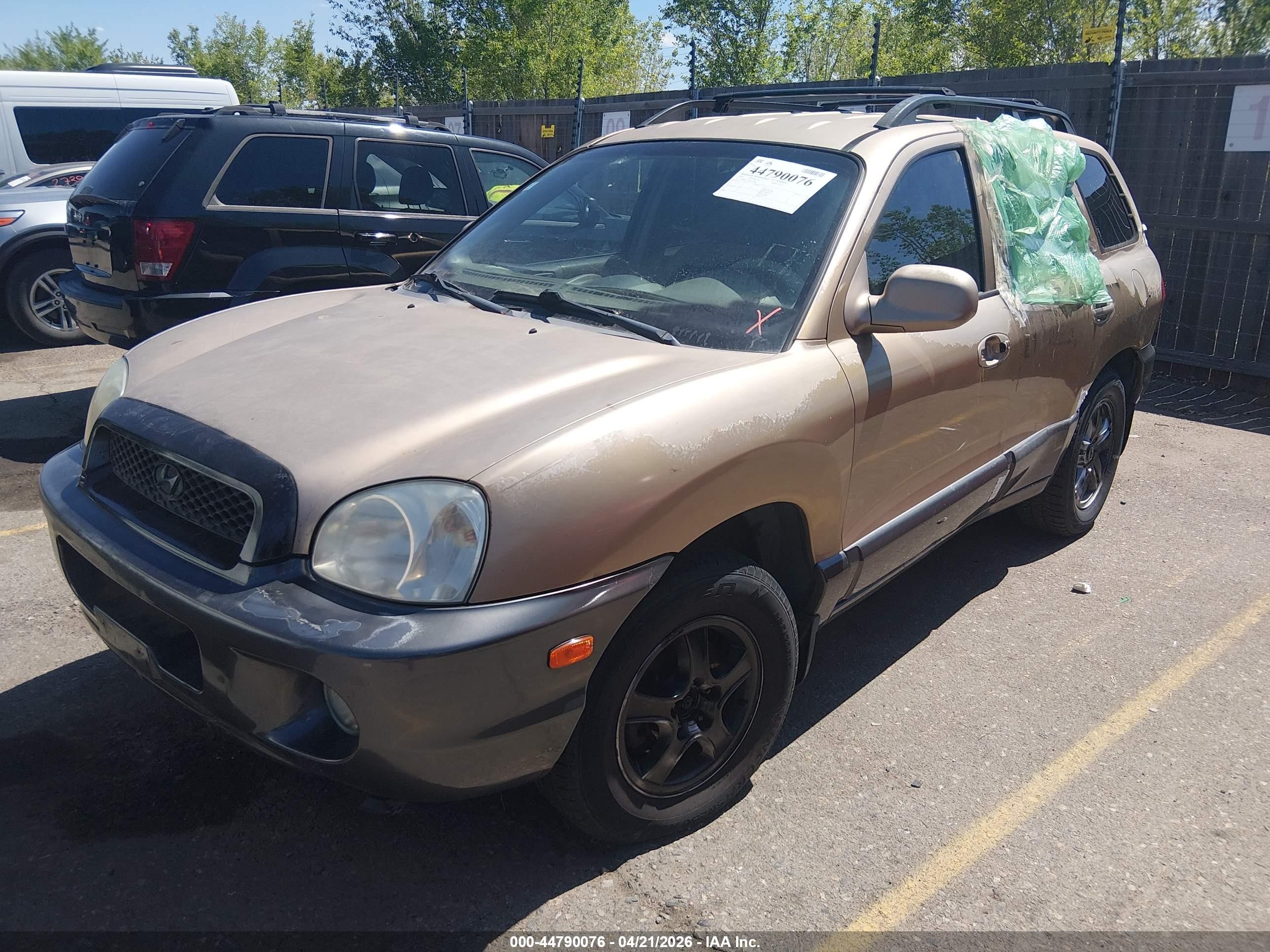 2003 Hyundai Santa Fe Gls/lx Brown vin: KM8SC73D23U361861