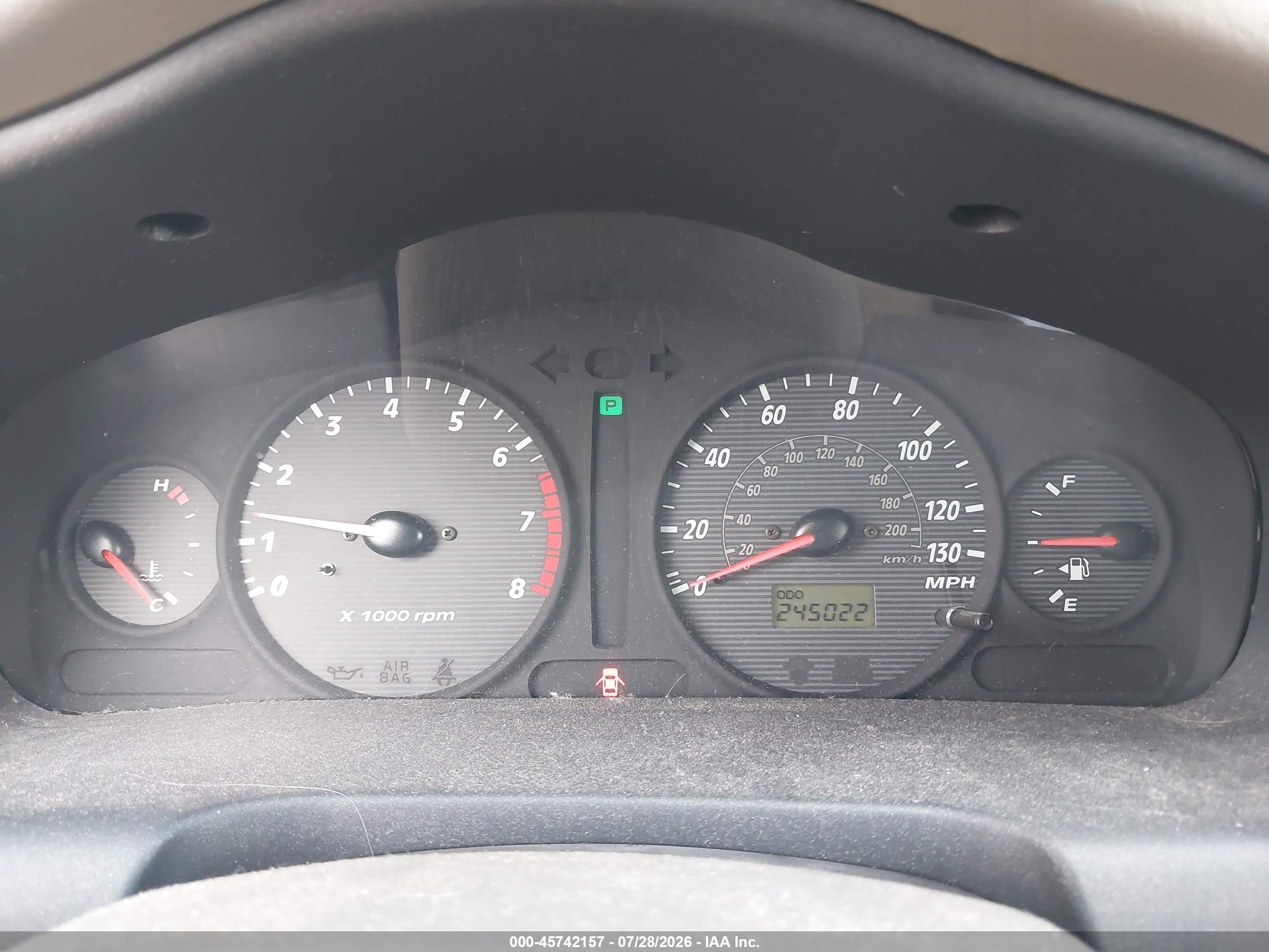 2004 Hyundai Santa Fe Gls White vin: KM8SC73D24U726749