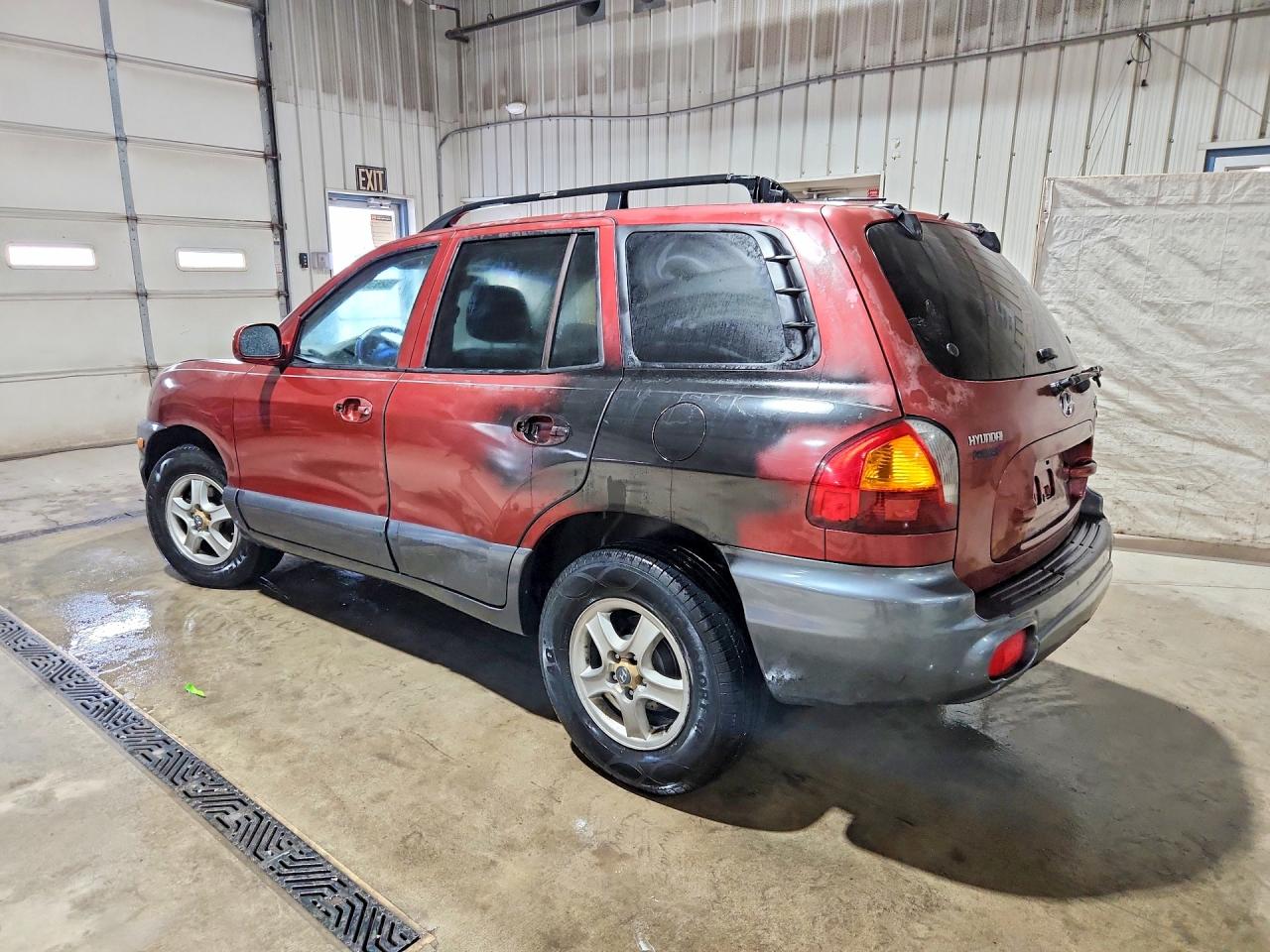 2004 Hyundai Santa Fe Gls Maroon vin: KM8SC73D24U787759