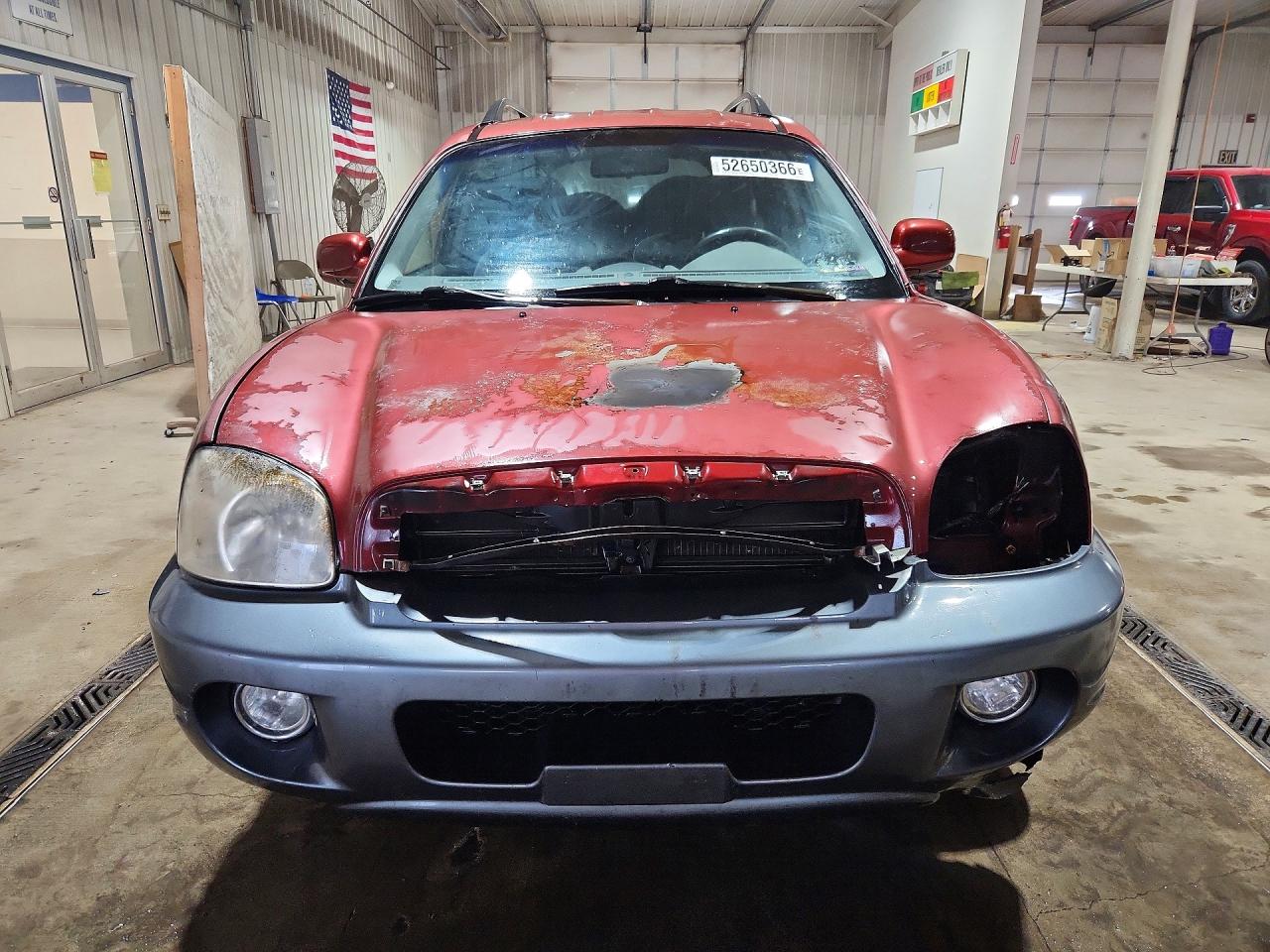 2004 Hyundai Santa Fe Gls Maroon vin: KM8SC73D24U787759