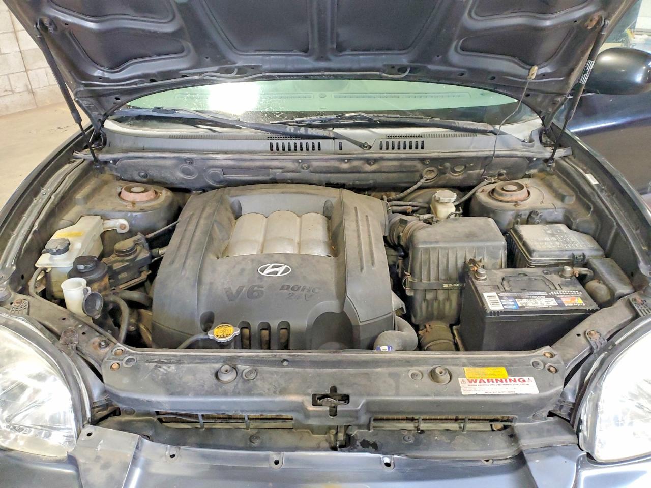 2005 Hyundai Santa Fe Gls Black vin: KM8SC73D25U010046