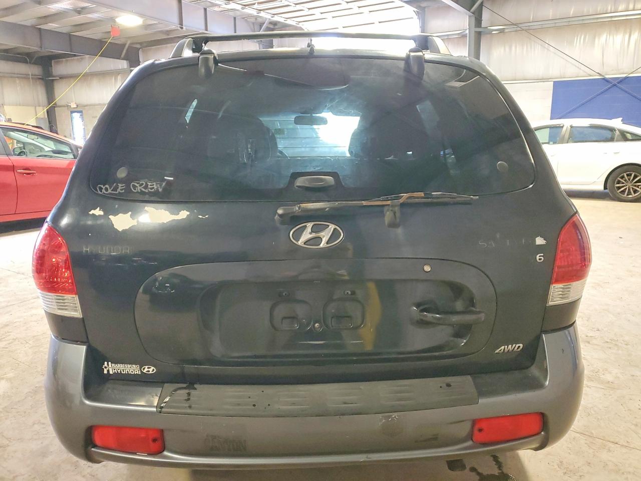 2005 Hyundai Santa Fe Gls Black vin: KM8SC73D25U010046
