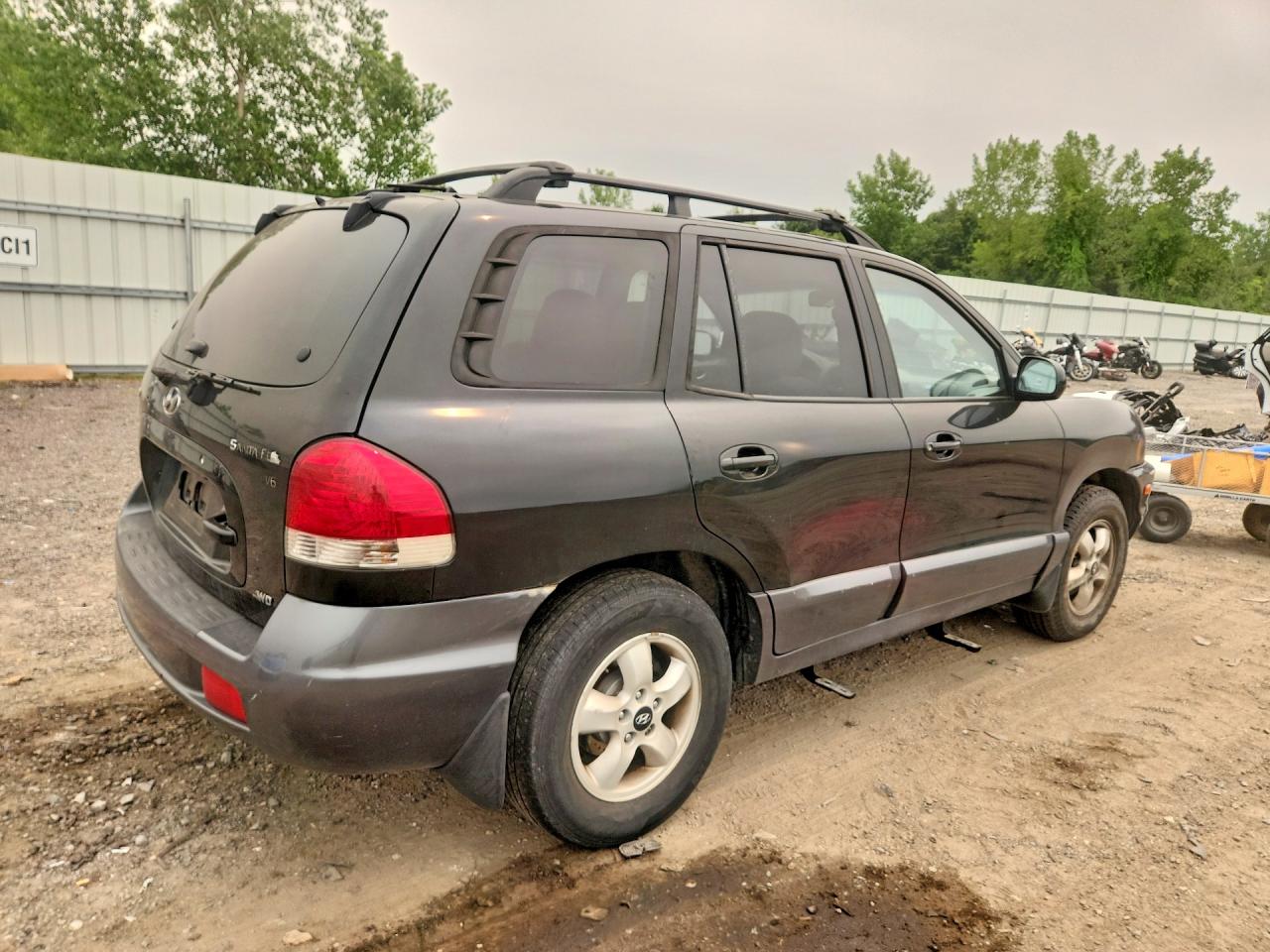 2005 Hyundai Santa Fe Gls Gray vin: KM8SC73D25U987803