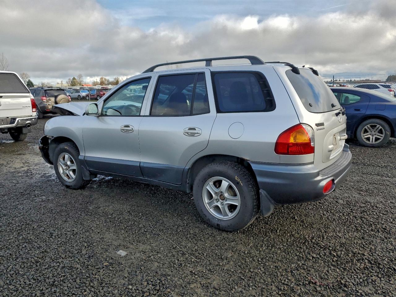 2002 Hyundai Santa Fe Gls Silver vin: KM8SC73D32U252307