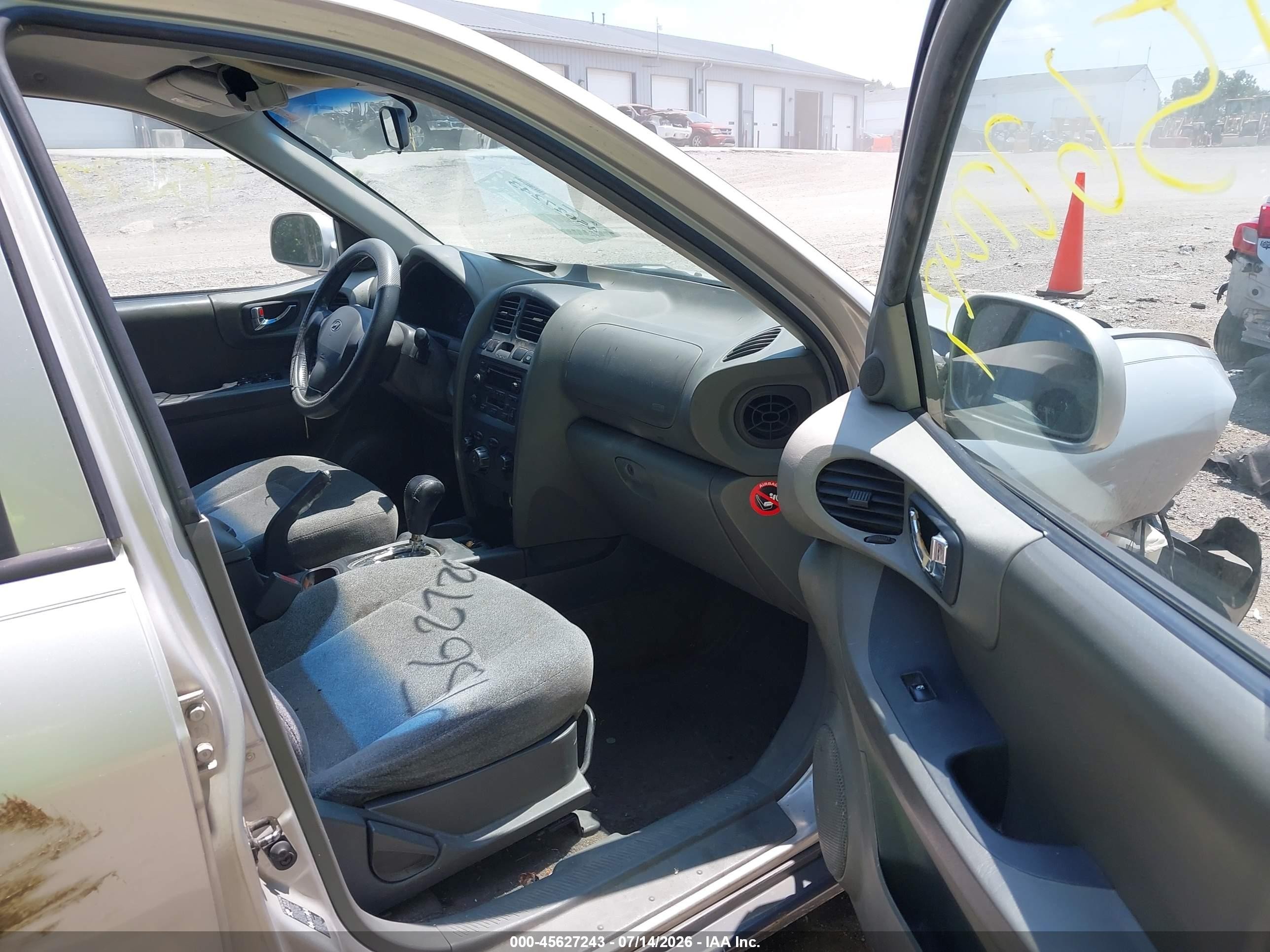 2003 Hyundai Santa Fe Gls/lx Silver vin: KM8SC73D33U430833