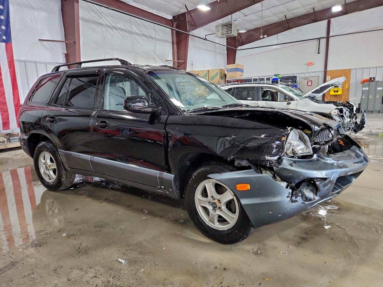2003 Hyundai Santa Fe Gls Black vin: KM8SC73D33U464691
