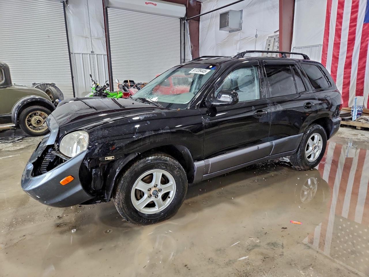 2003 Hyundai Santa Fe Gls Black vin: KM8SC73D33U464691