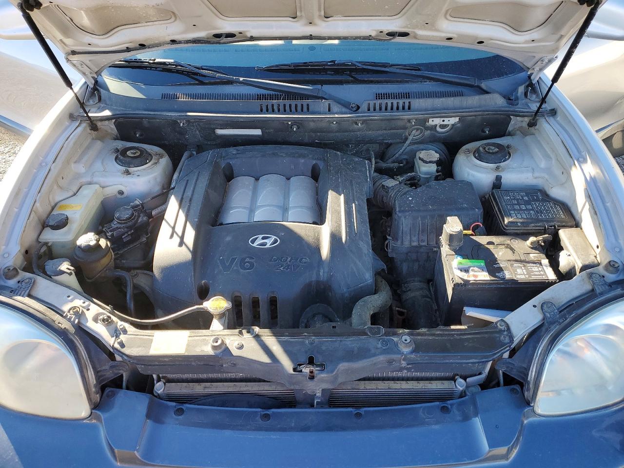 2003 Hyundai Santa Fe Gls Silver vin: KM8SC73D33U484889