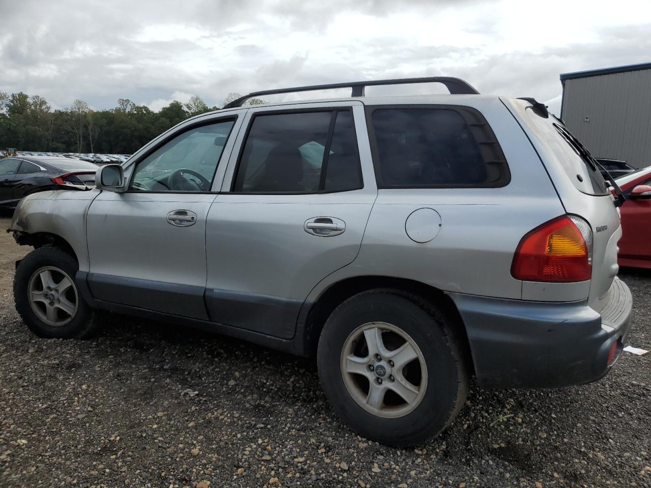 2003 Hyundai Santa Fe Gls Silver vin: KM8SC73D33U486383