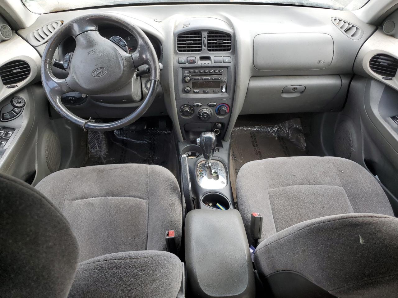 2003 Hyundai Santa Fe Gls Silver vin: KM8SC73D33U486383