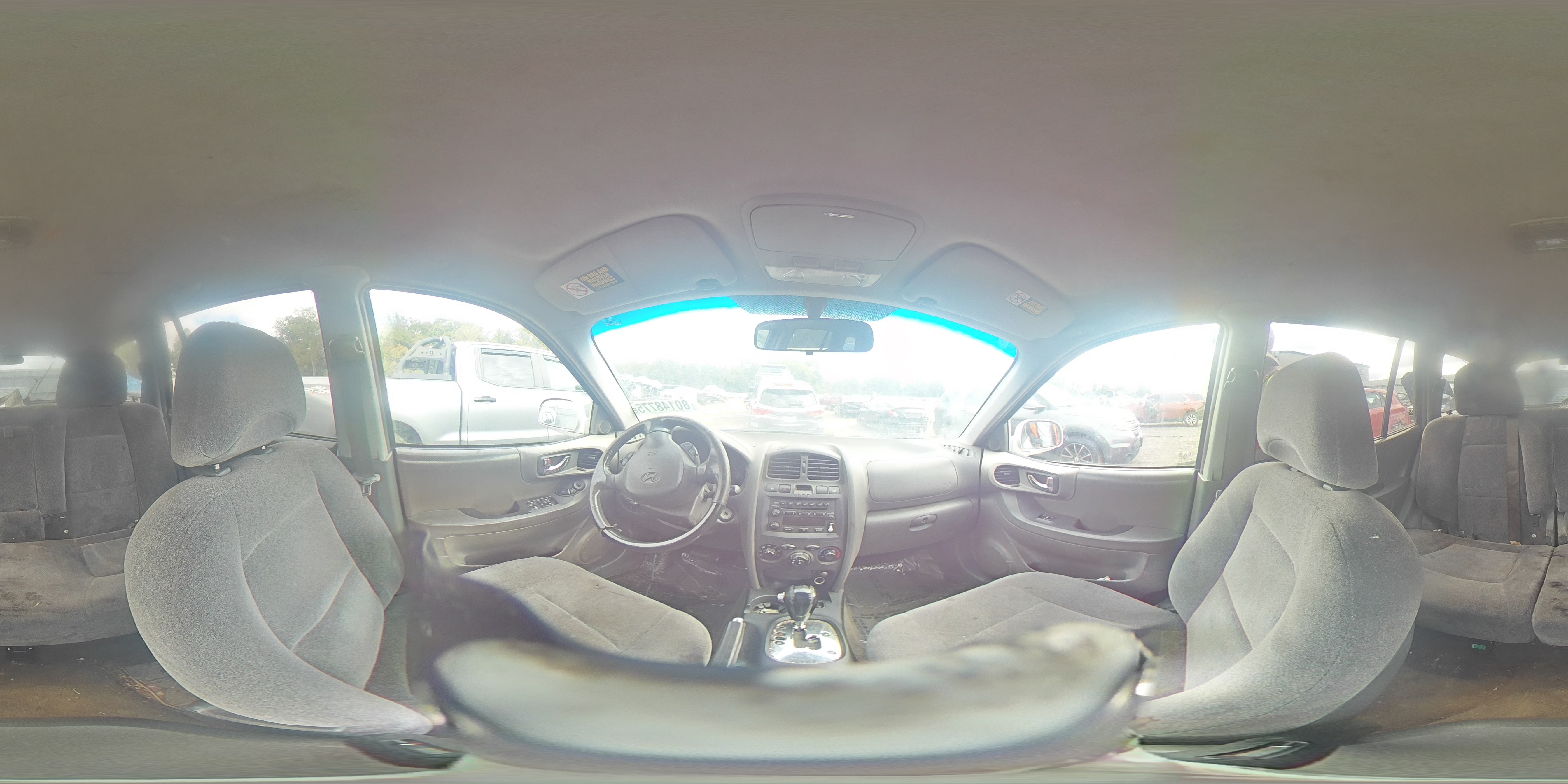 2003 Hyundai Santa Fe Gls Silver vin: KM8SC73D33U486383