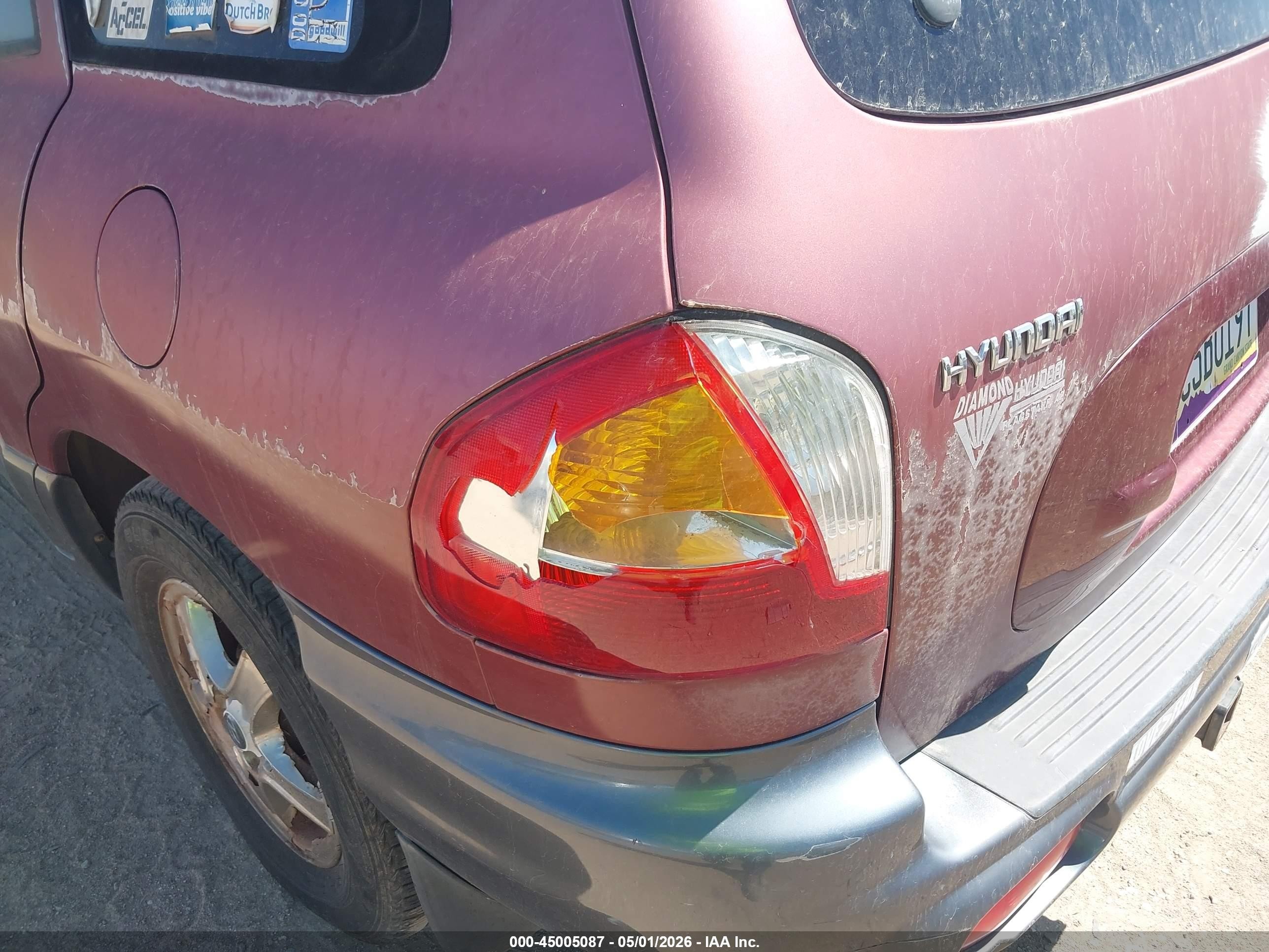 2002 Hyundai Santa Fe Gls/lx Темно-бордовый vin: KM8SC73D42U227447