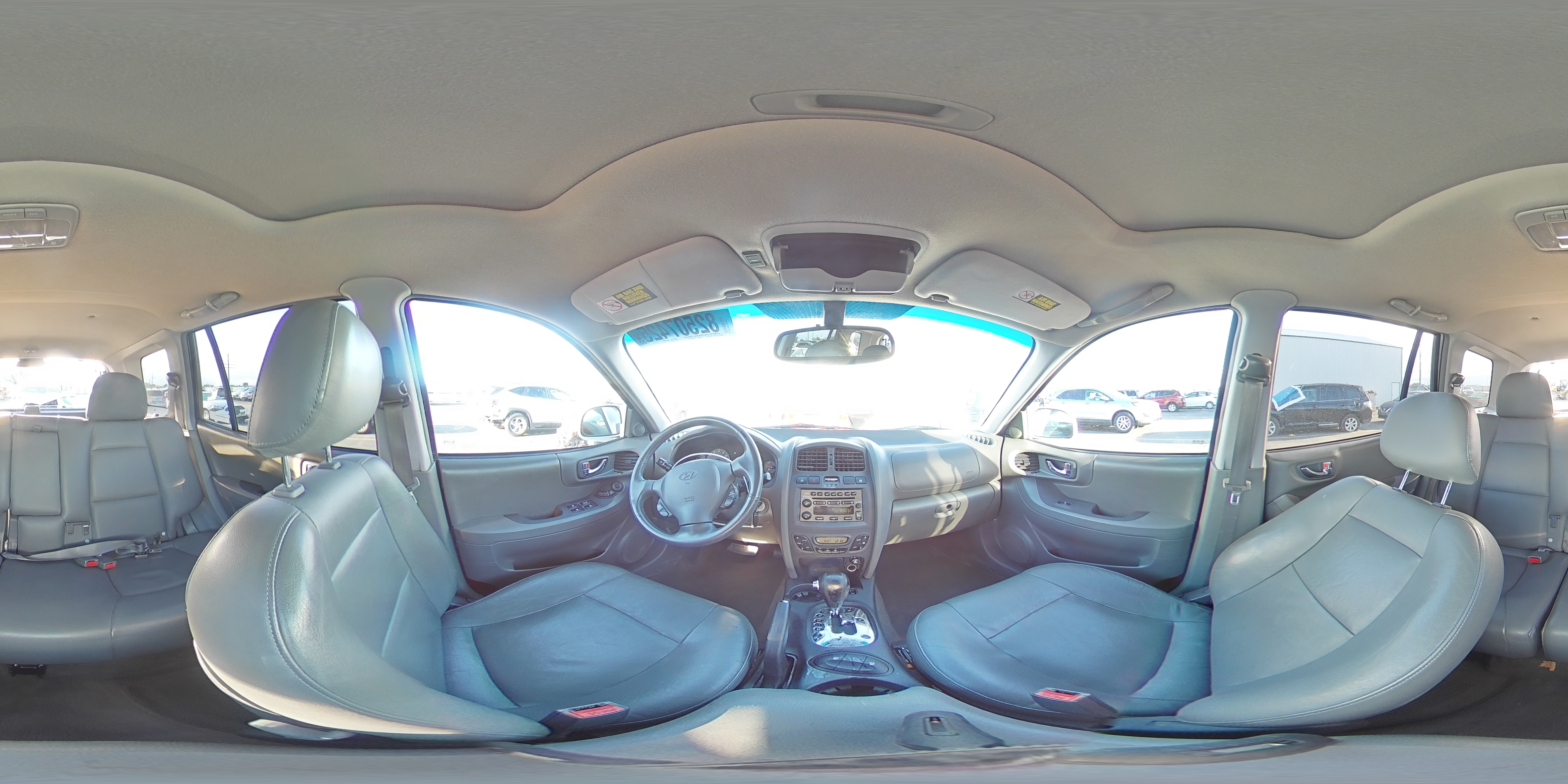 2003 Hyundai Santa Fe Gls White vin: KM8SC73D43U423261
