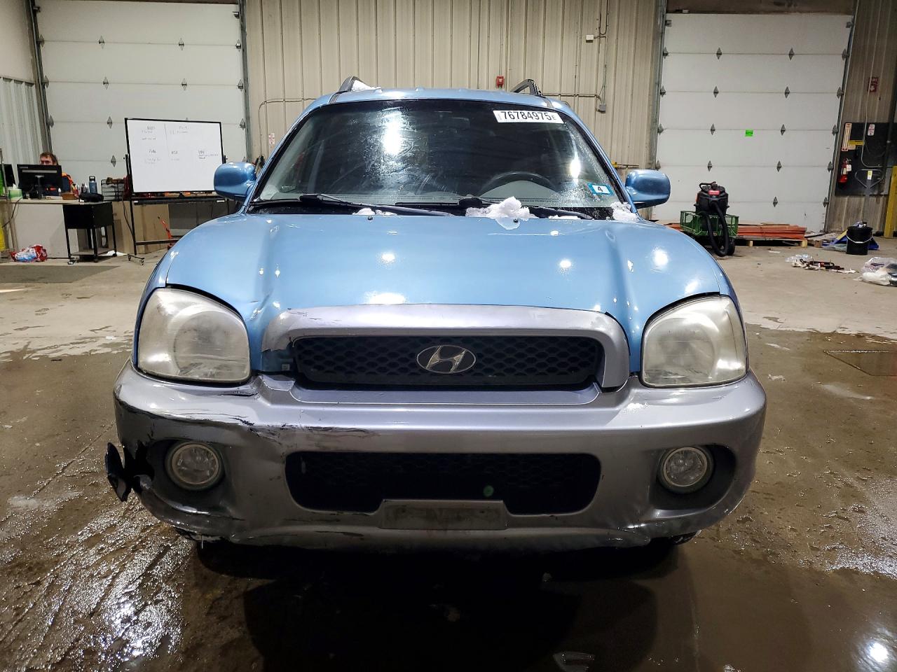 2003 Hyundai Santa Fe Gls Blue vin: KM8SC73D43U546266