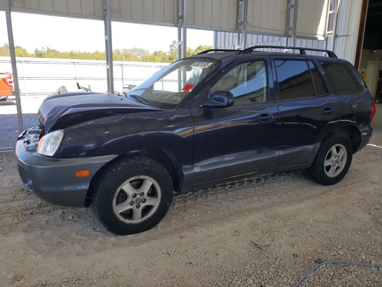 2004 Hyundai Santa Fe Gls Blue vin: KM8SC73D44U640309