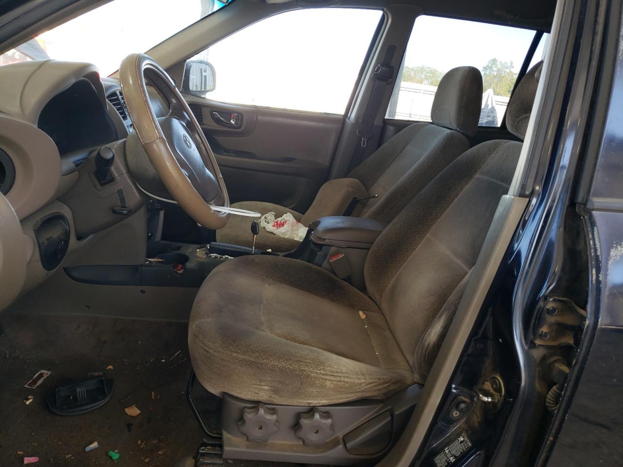 2004 Hyundai Santa Fe Gls Blue vin: KM8SC73D44U640309