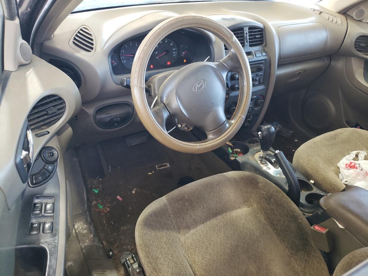 2004 Hyundai Santa Fe Gls Blue vin: KM8SC73D44U640309
