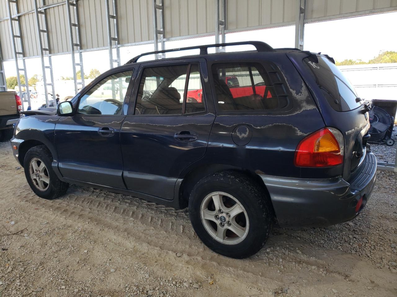 2004 Hyundai Santa Fe Gls Blue vin: KM8SC73D44U640309