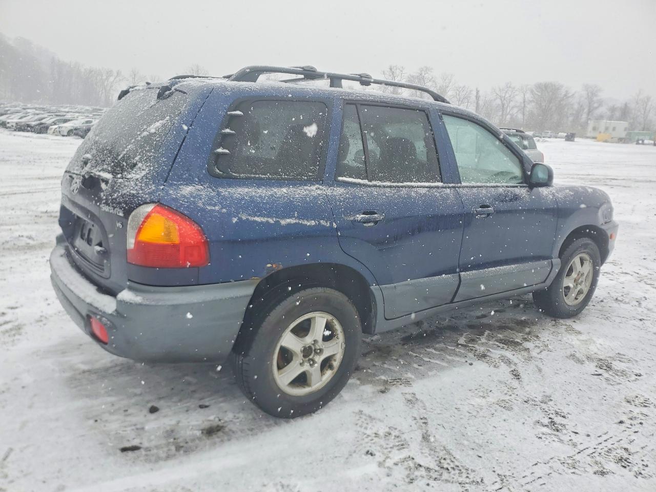 2004 Hyundai Santa Fe Gls Blue vin: KM8SC73D44U697058