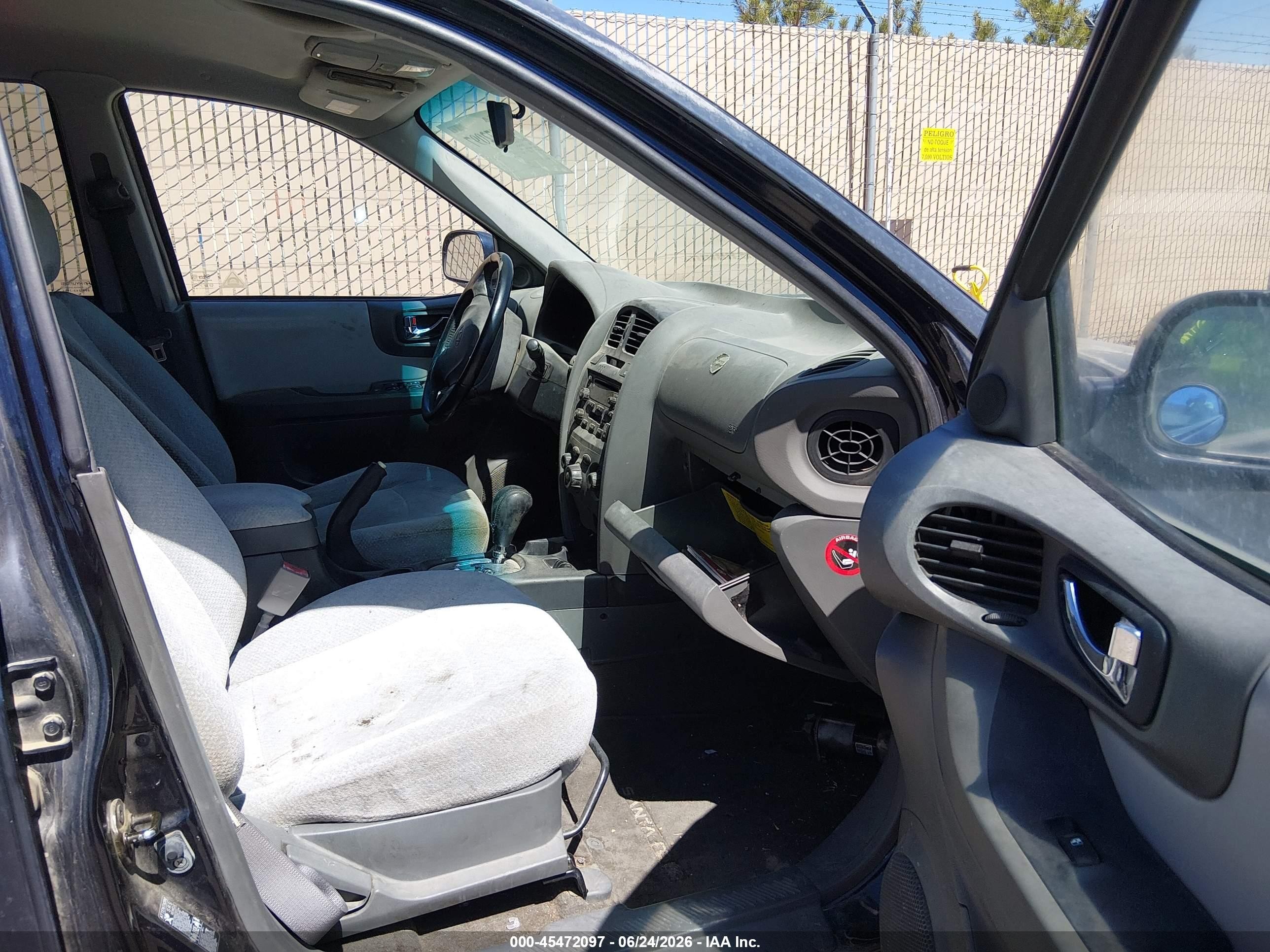 2005 Hyundai Santa Fe Gls Blue vin: KM8SC73D45U005785
