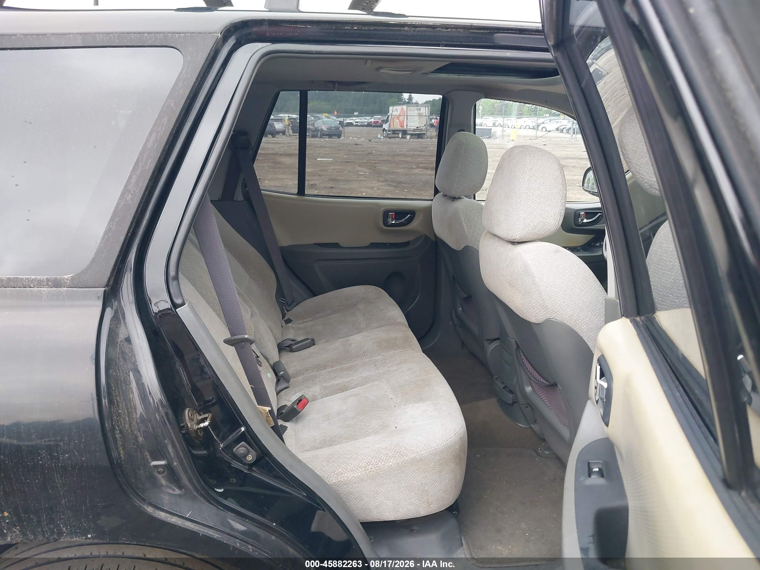 2005 Hyundai Santa Fe Gls Black vin: KM8SC73D45U932091