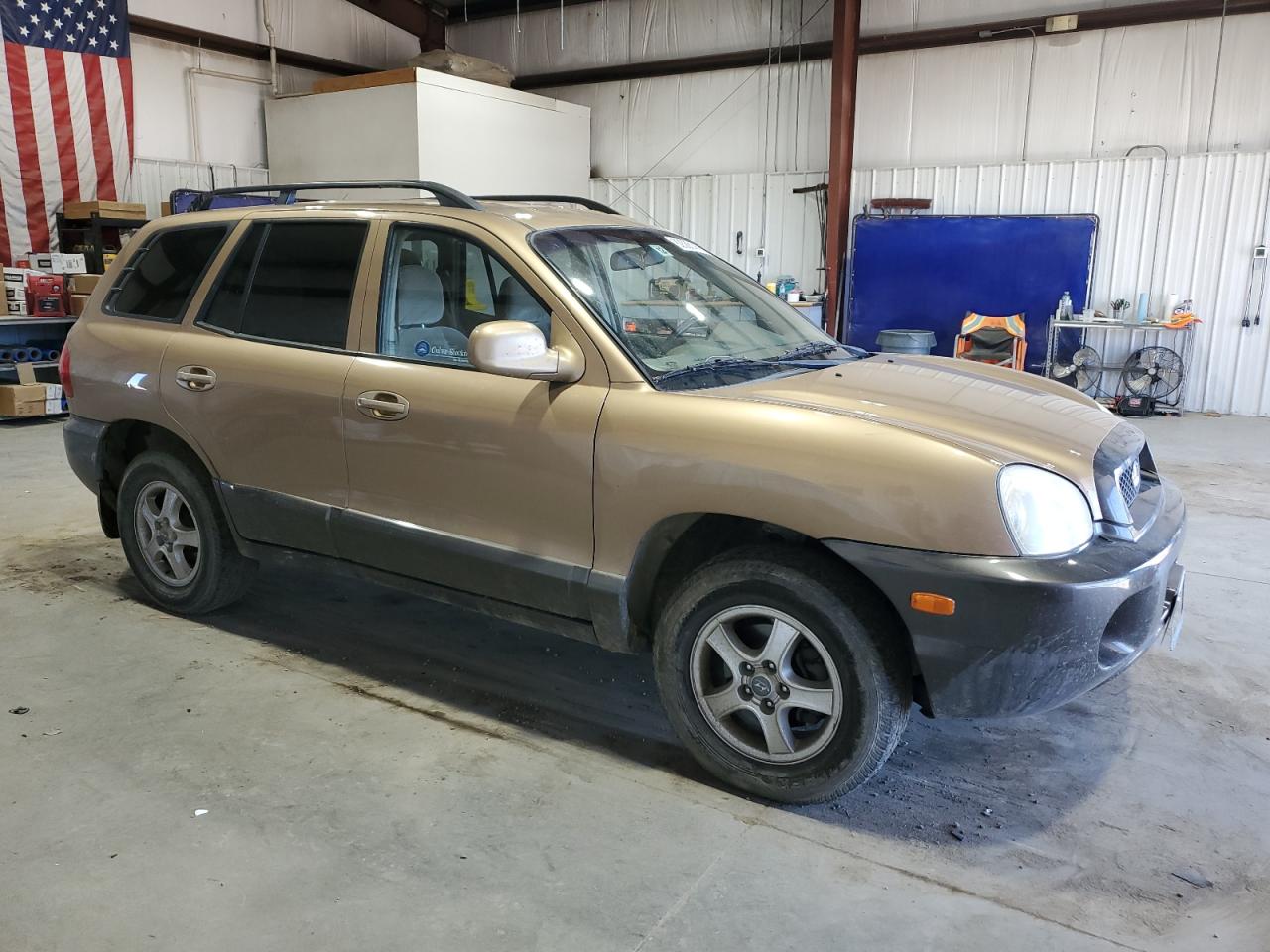 2002 Hyundai Santa Fe Gls Tan vin: KM8SC73D52U290900