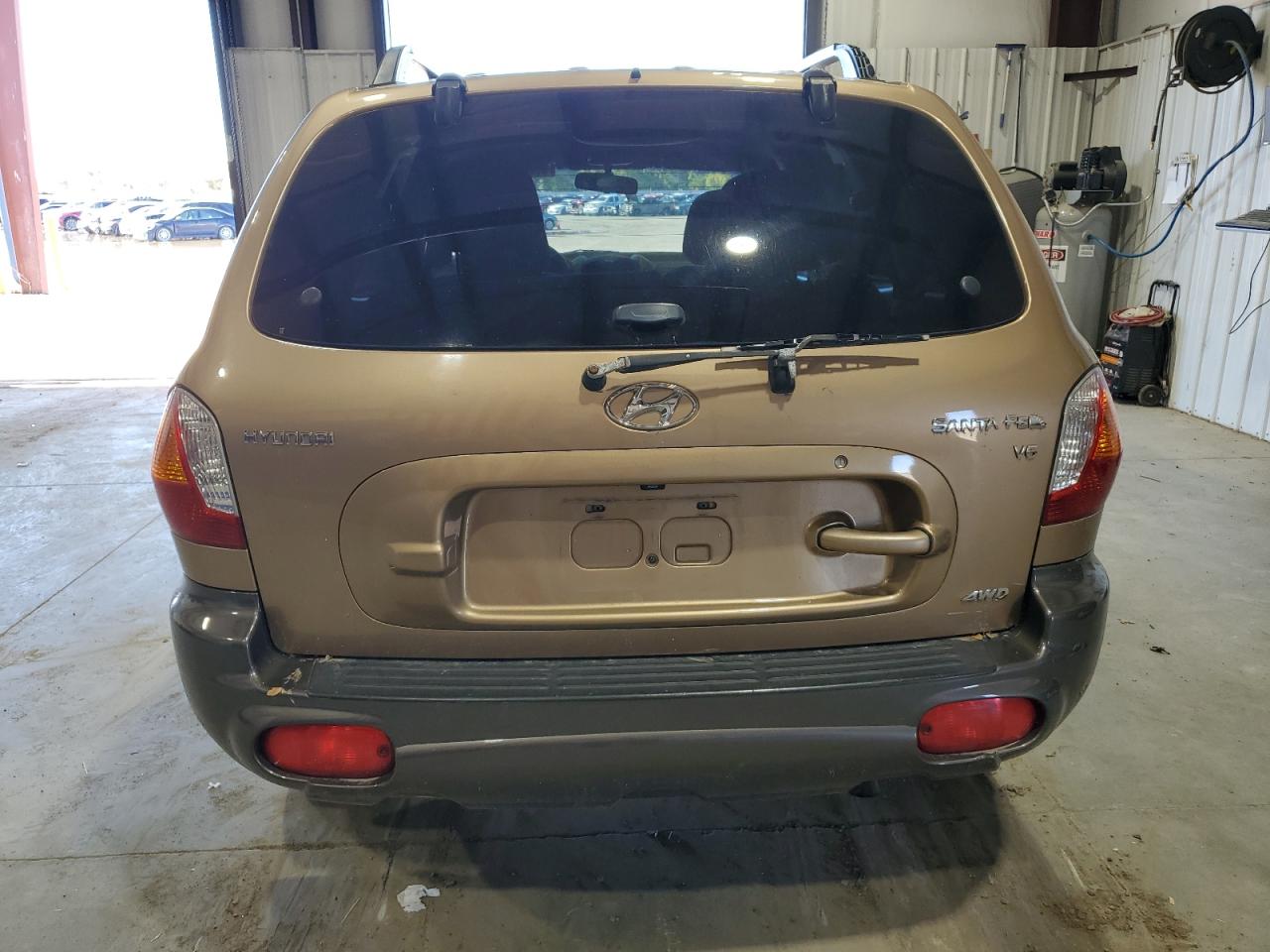 2002 Hyundai Santa Fe Gls Tan vin: KM8SC73D52U290900