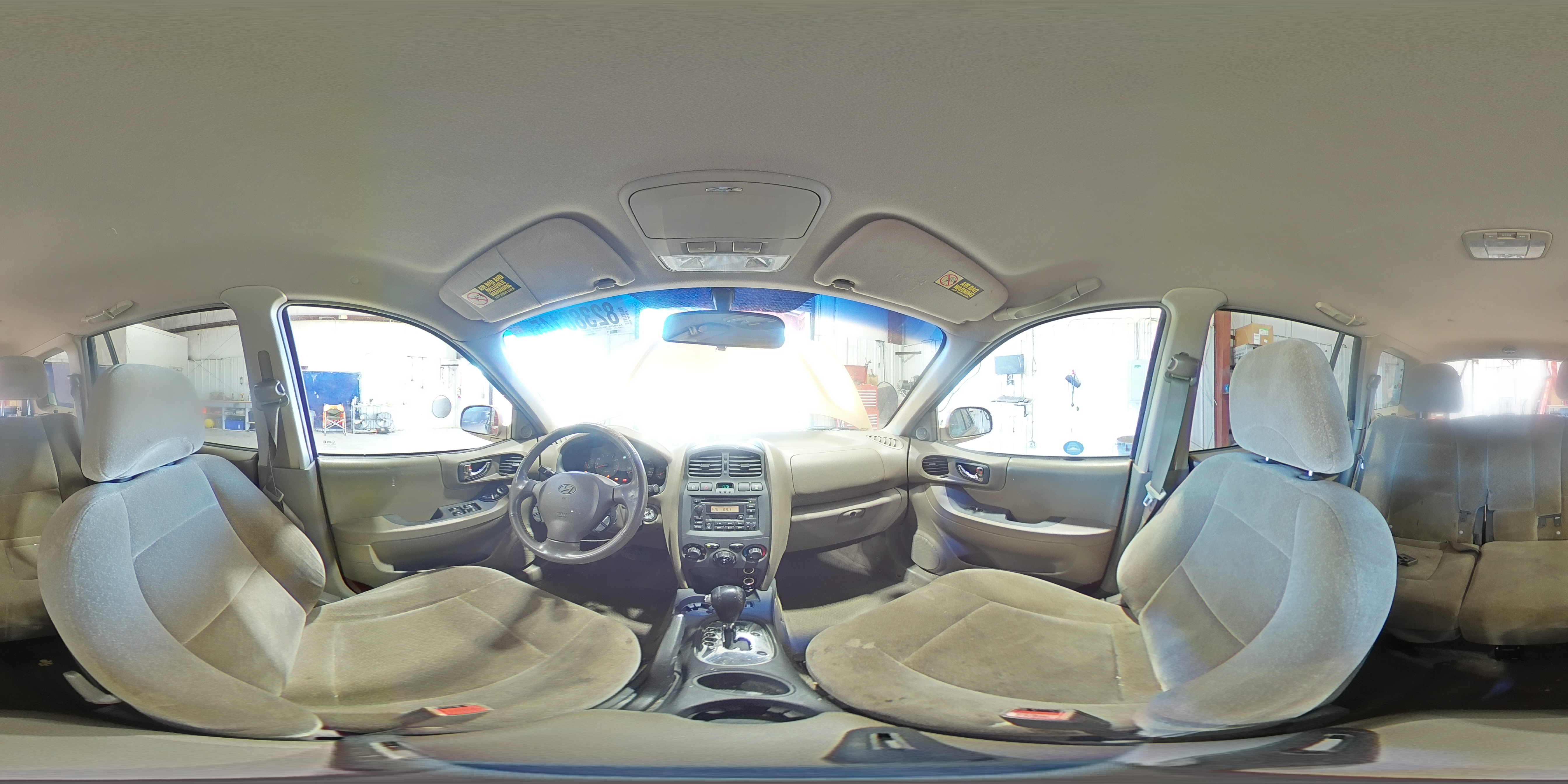 2002 Hyundai Santa Fe Gls Tan vin: KM8SC73D52U290900