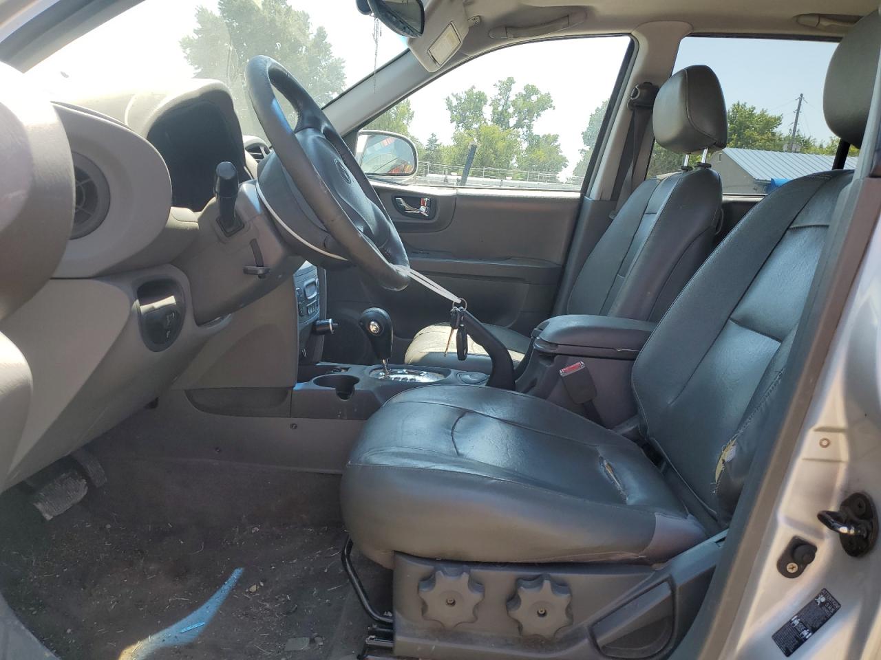 2003 Hyundai Santa Fe Gls Silver vin: KM8SC73D53U487244