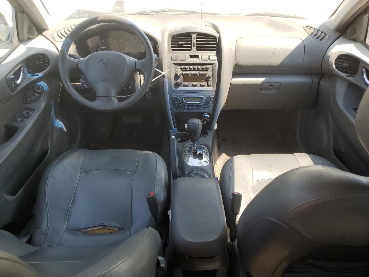 2003 Hyundai Santa Fe Gls Silver vin: KM8SC73D53U487244