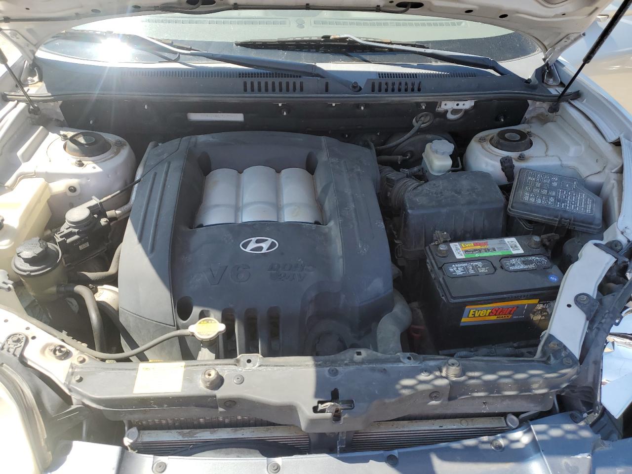 2003 Hyundai Santa Fe Gls Silver vin: KM8SC73D53U487244