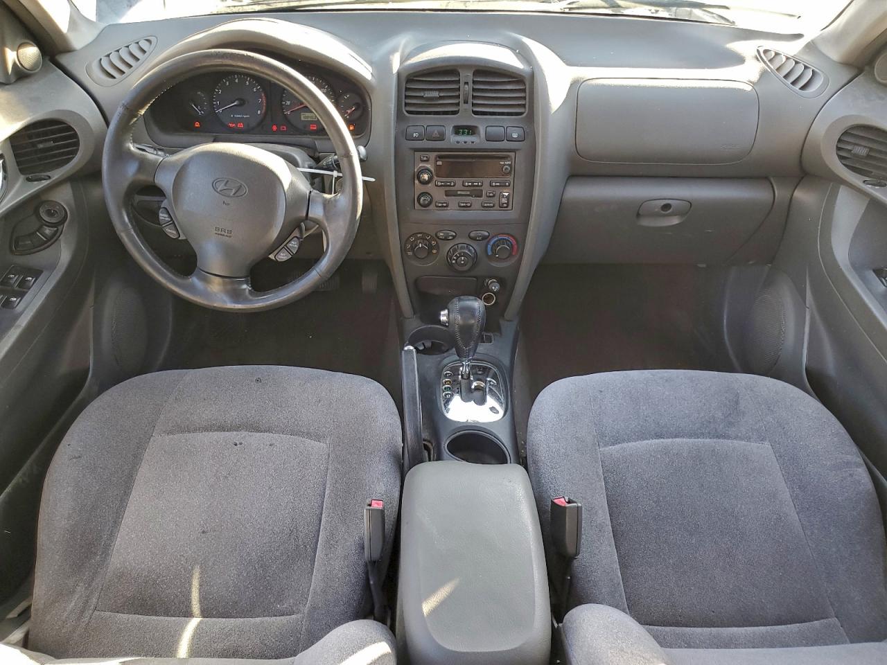 2004 Hyundai Santa Fe Gls Silver vin: KM8SC73D54U632820