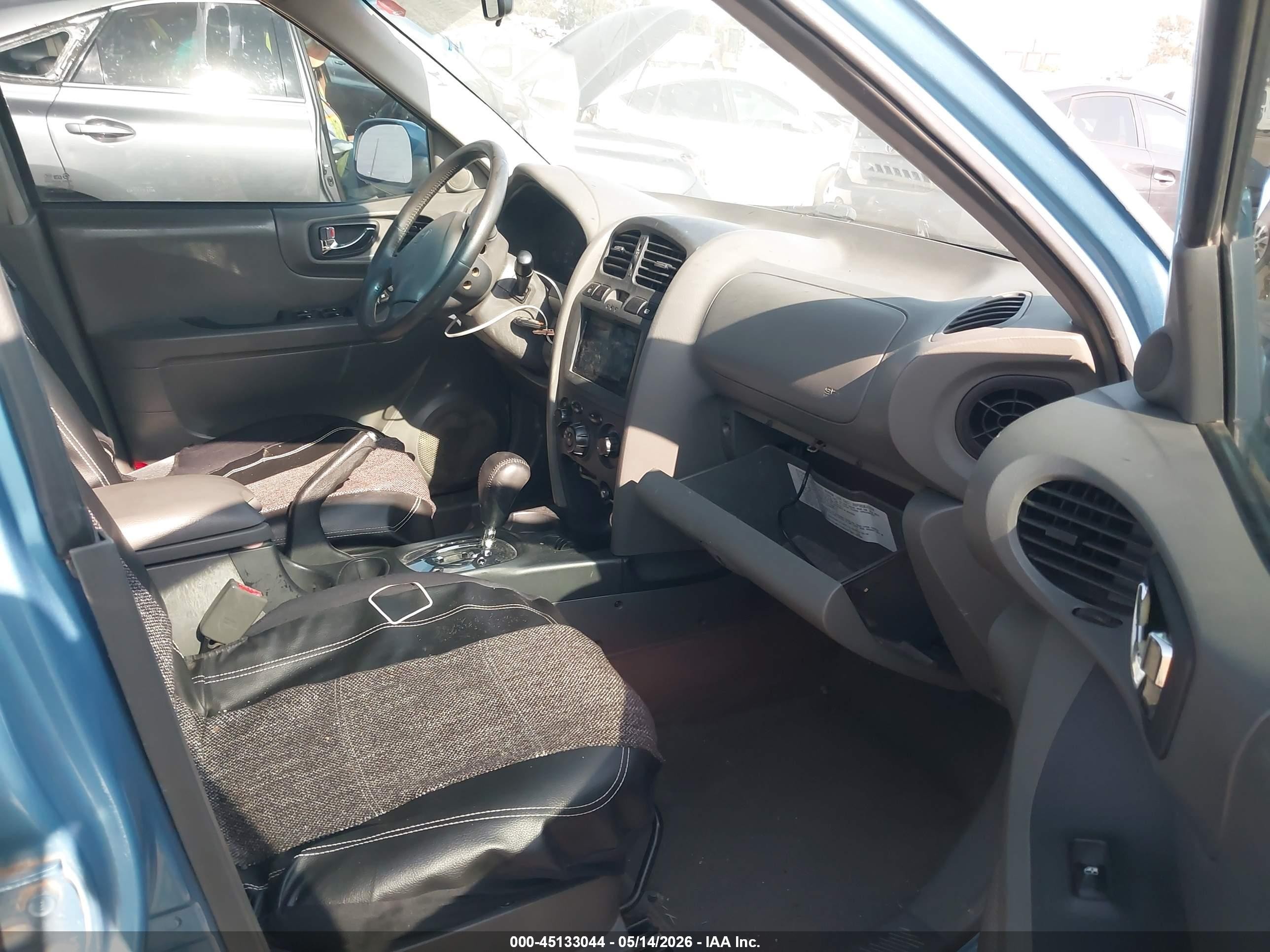 2004 Hyundai Santa Fe Gls Blue vin: KM8SC73D54U686358