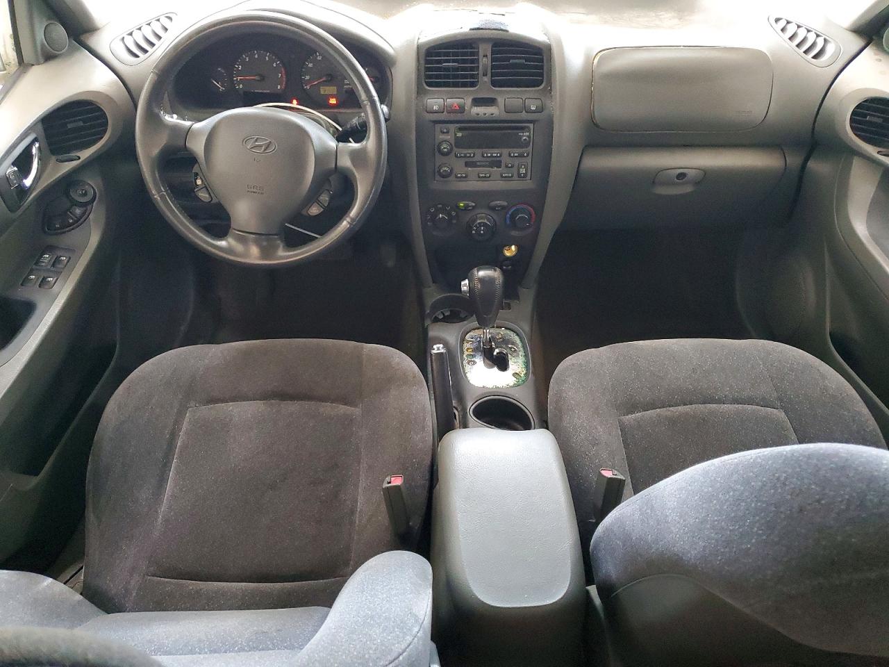 2004 Hyundai Santa Fe Gls Silver vin: KM8SC73D54U814257