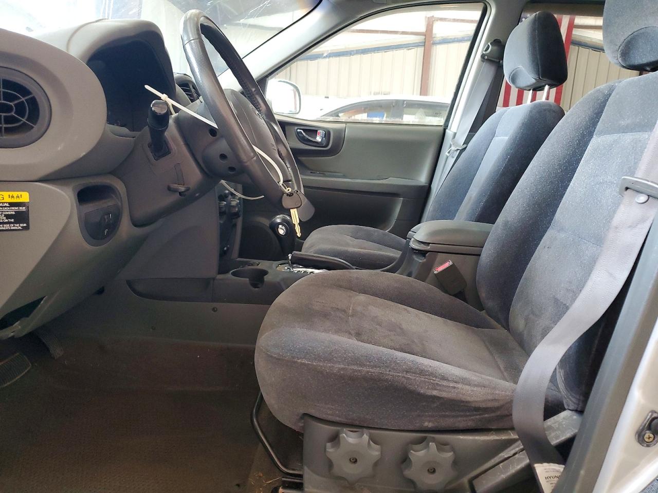 2004 Hyundai Santa Fe Gls Silver vin: KM8SC73D54U814257
